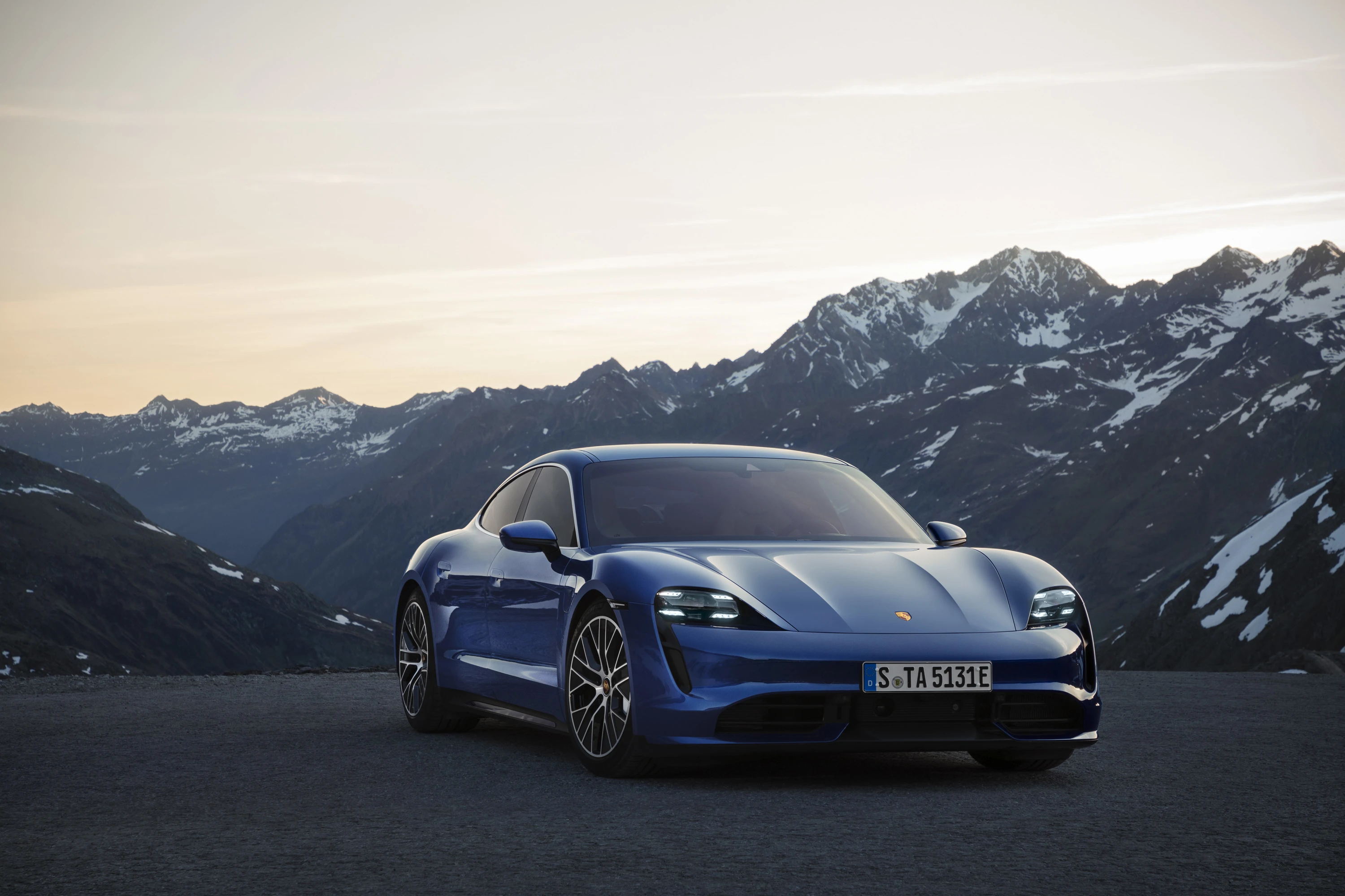 Porsche Taycan Turbo electric vehicle