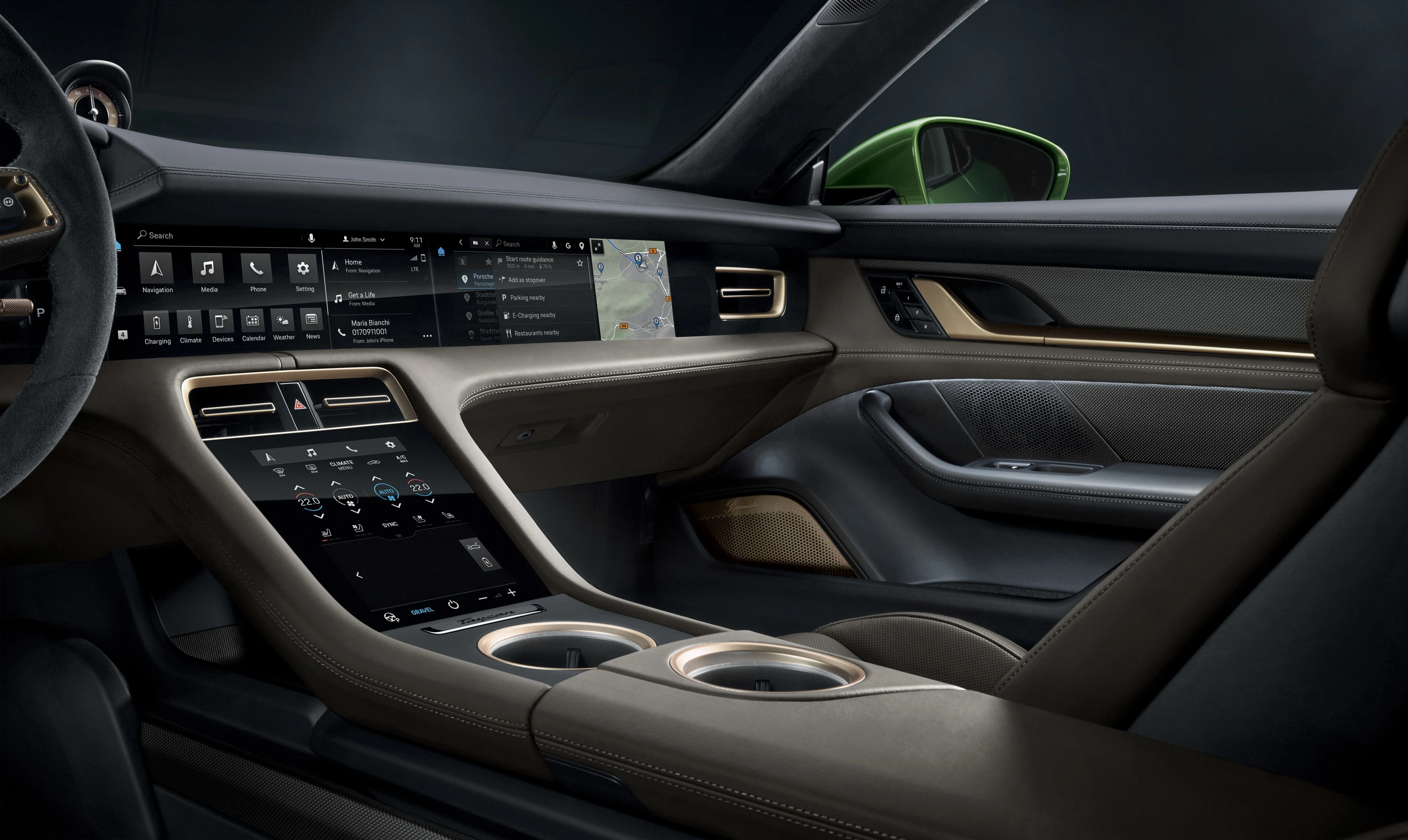 Porsche Taycan Turbo Cross Turismo (GEN1) interior view