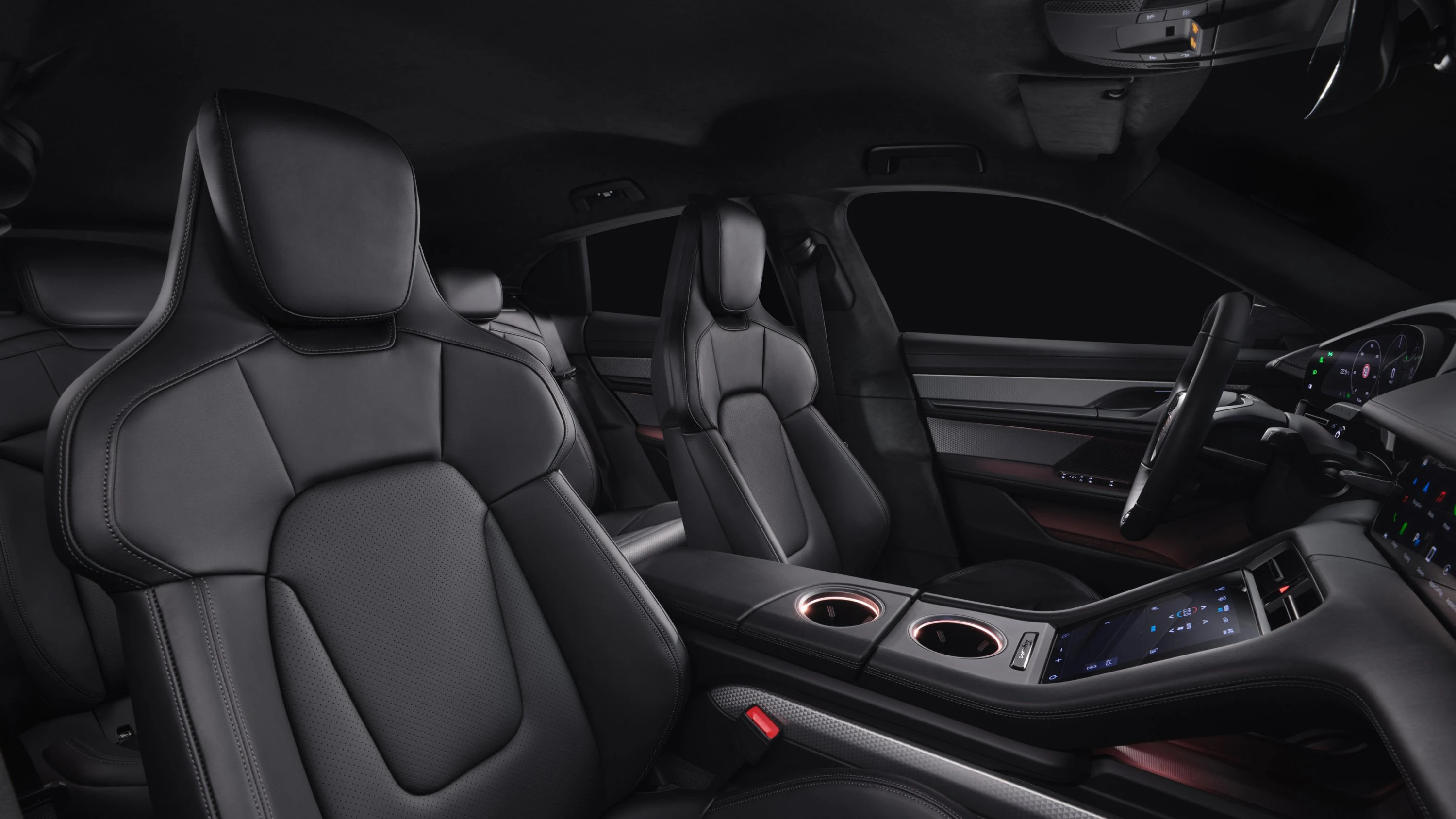 Porsche Taycan Turbo S Cross Turismo interior view