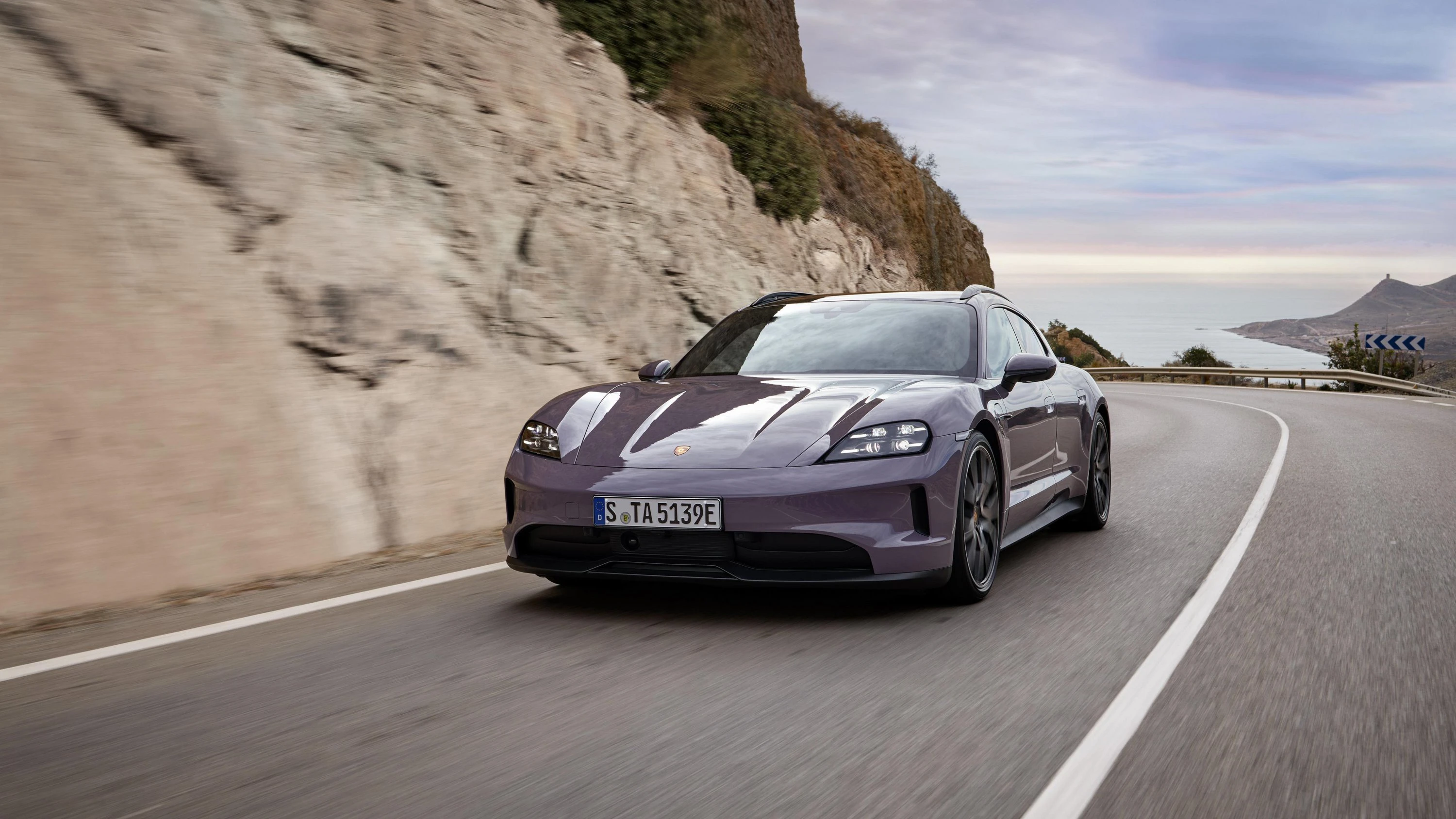 Porsche Taycan Turbo S Sport Turismo electric vehicle