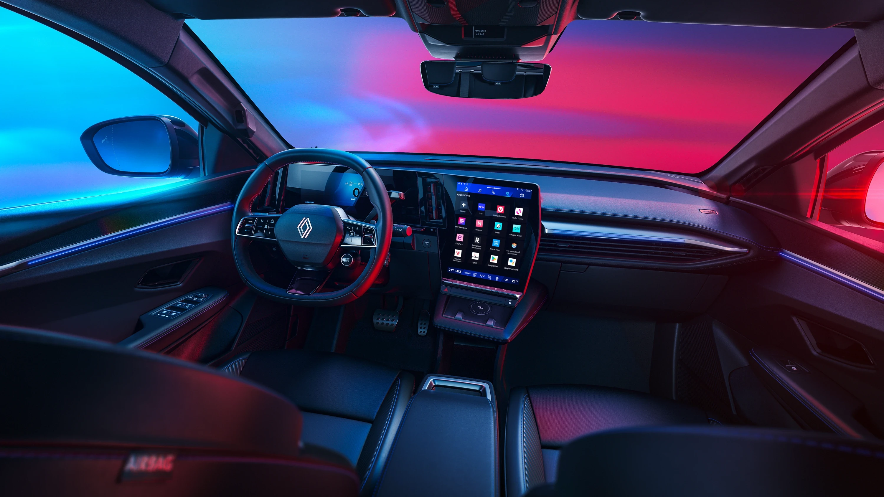 Renault Megane E-Tech 67 kWh interior view