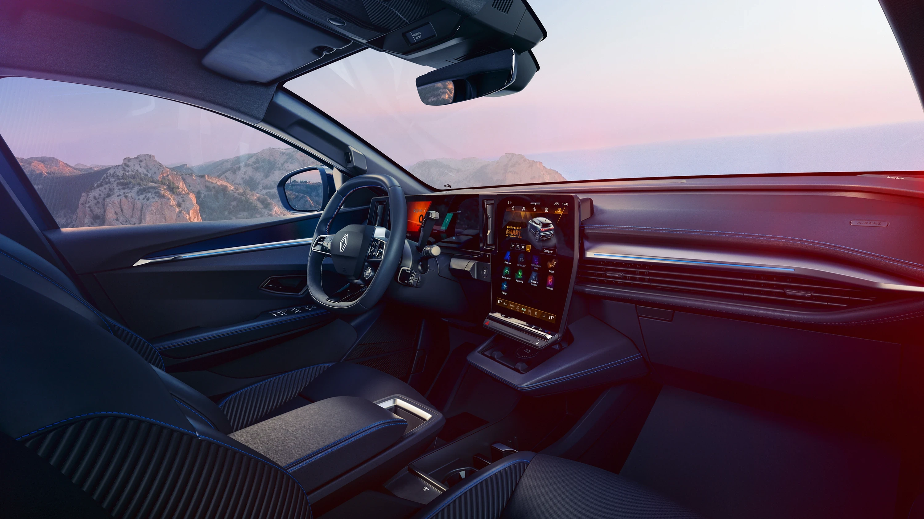 Renault Megane E-Tech 67 kWh interior view
