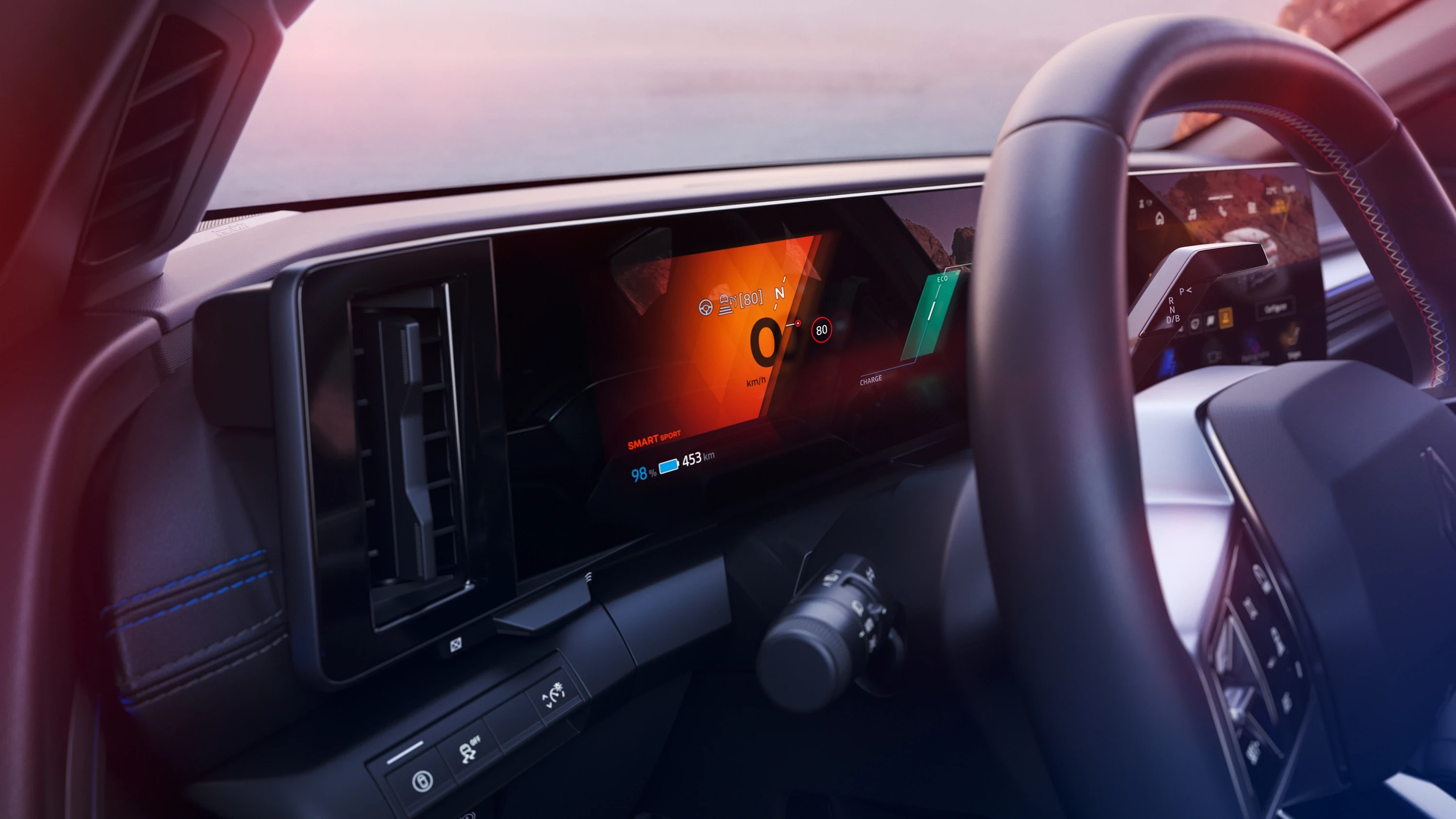 Renault Megane E-Tech 67 kWh screens view
