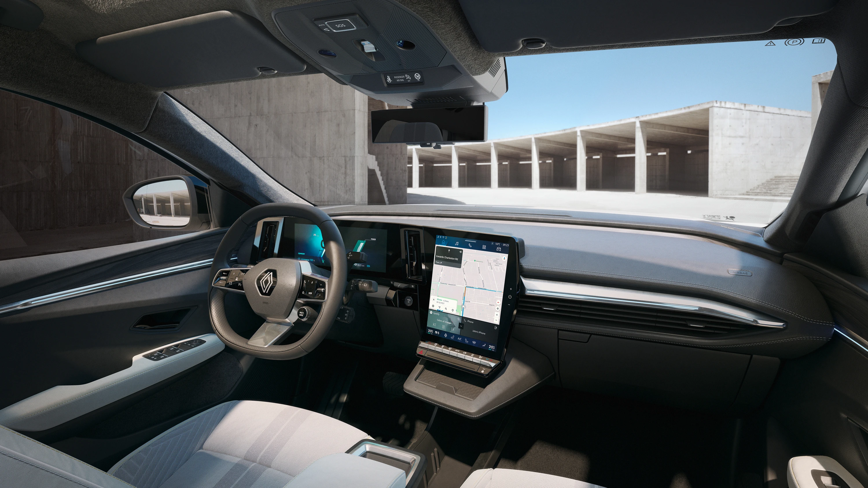 Renault Scenic E-Tech electric interior view