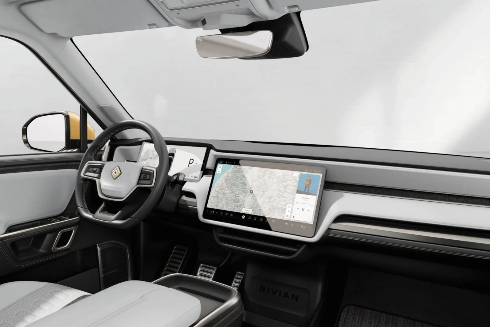 Rivian R1T Performance Dual-Motor AWD LP (GEN1) screens view