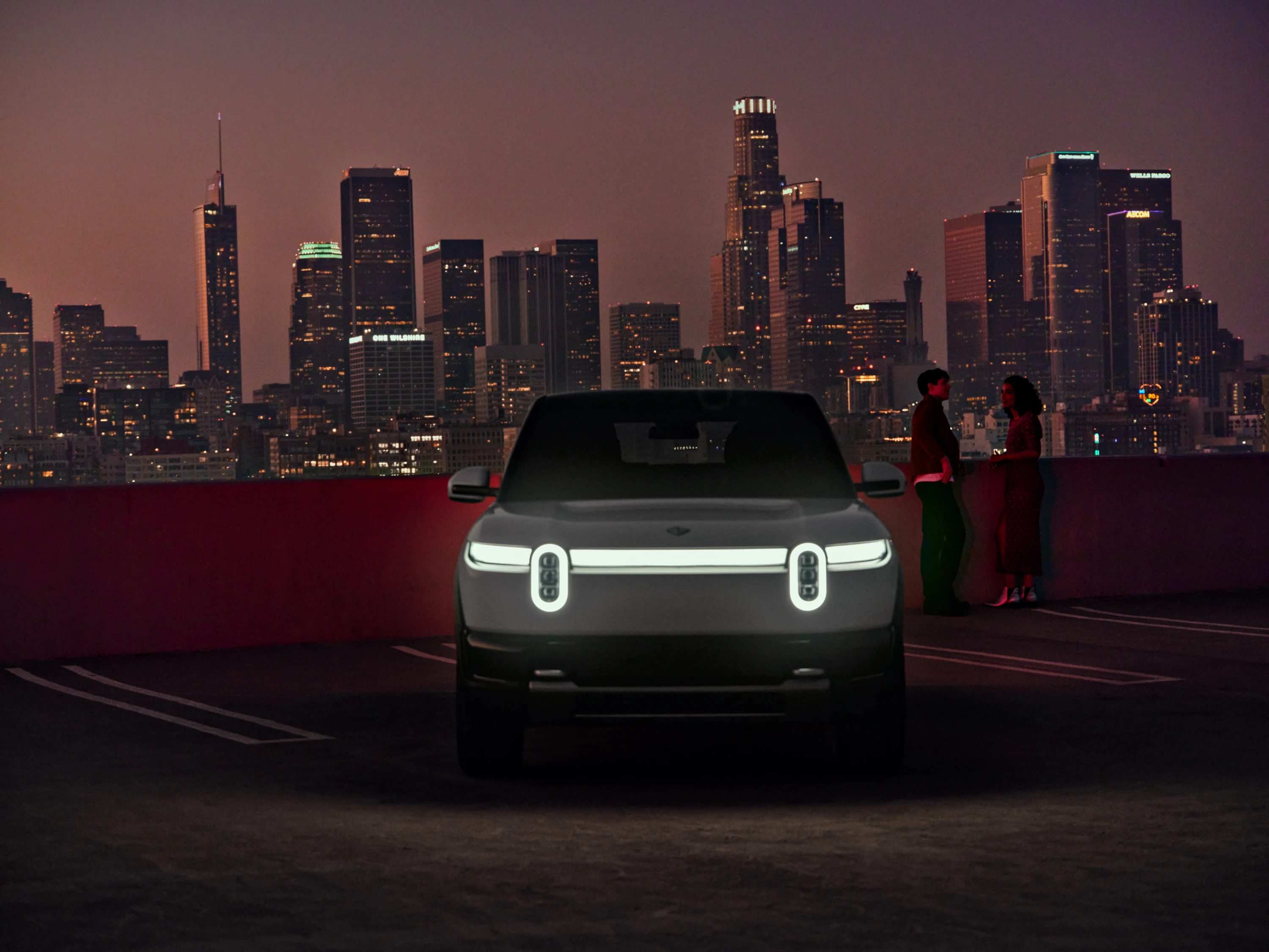 Rivian R2 Dual-Motor AWD headlights view