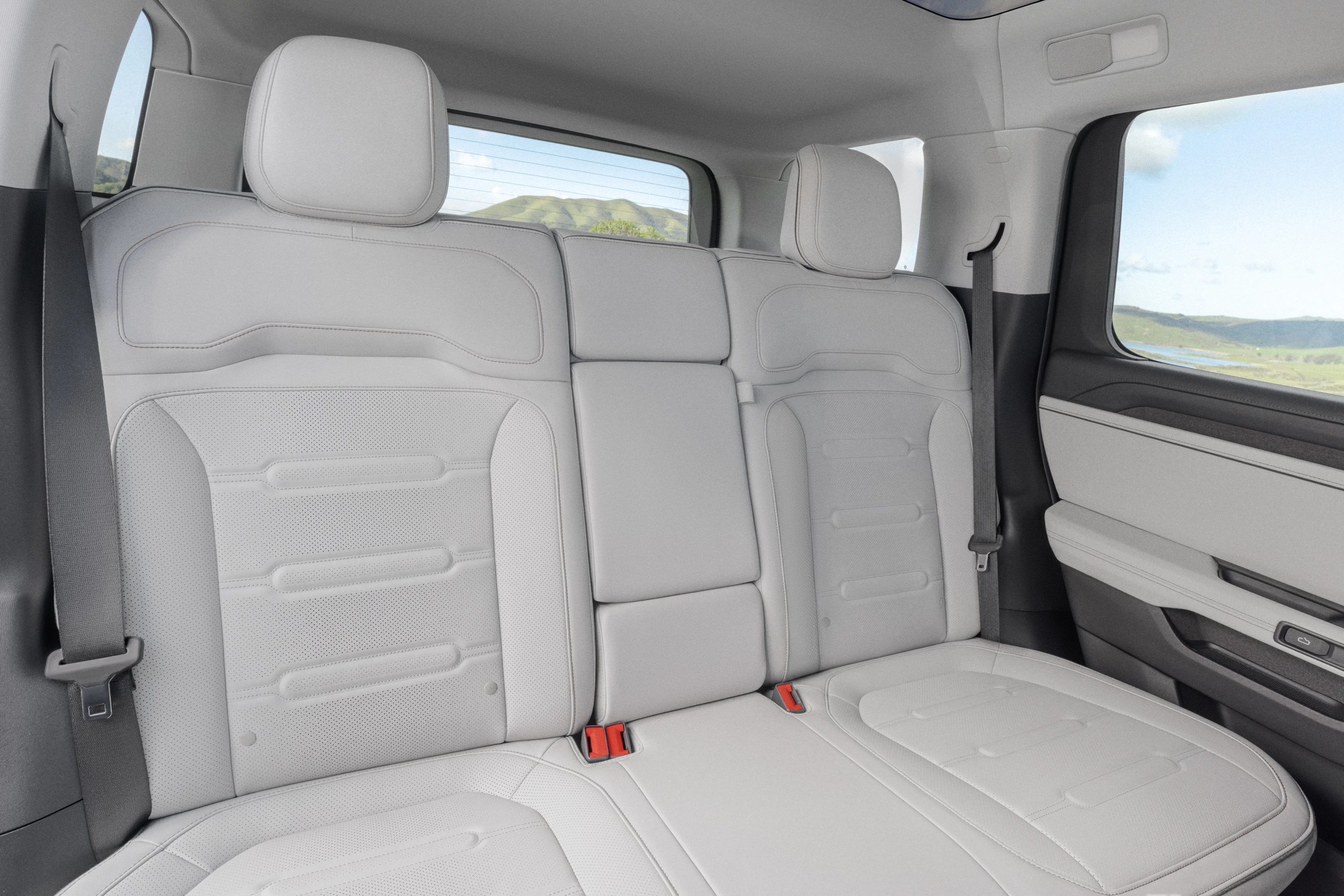 Rivian R2 Dual-Motor AWD Performance secondrowseats view