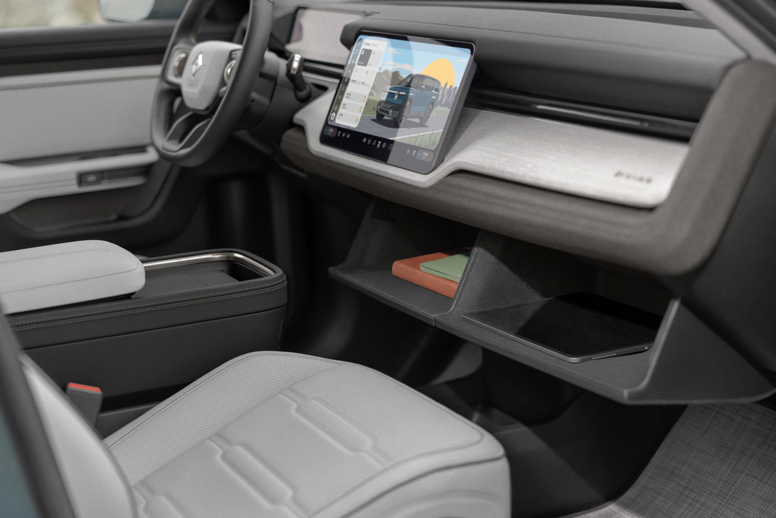 Rivian R2 Dual-Motor AWD Performance interior view