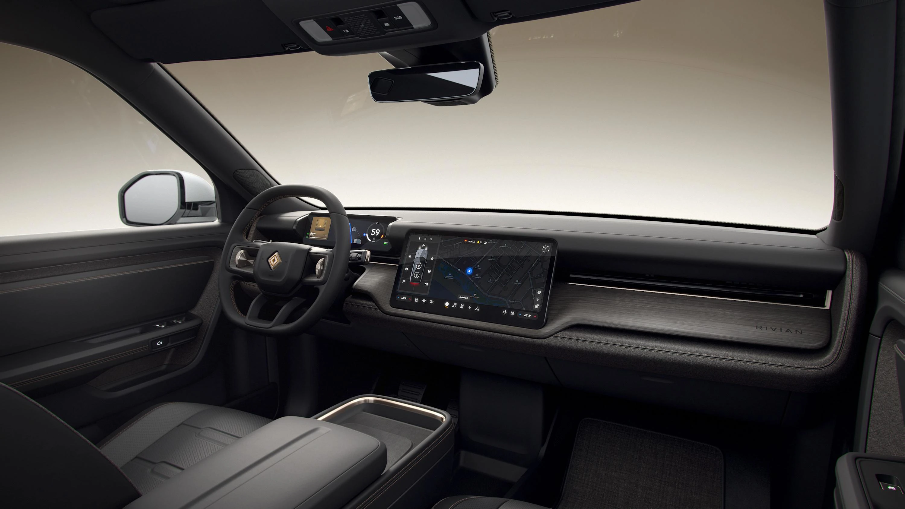 Rivian R2 RWD Long Range interior view