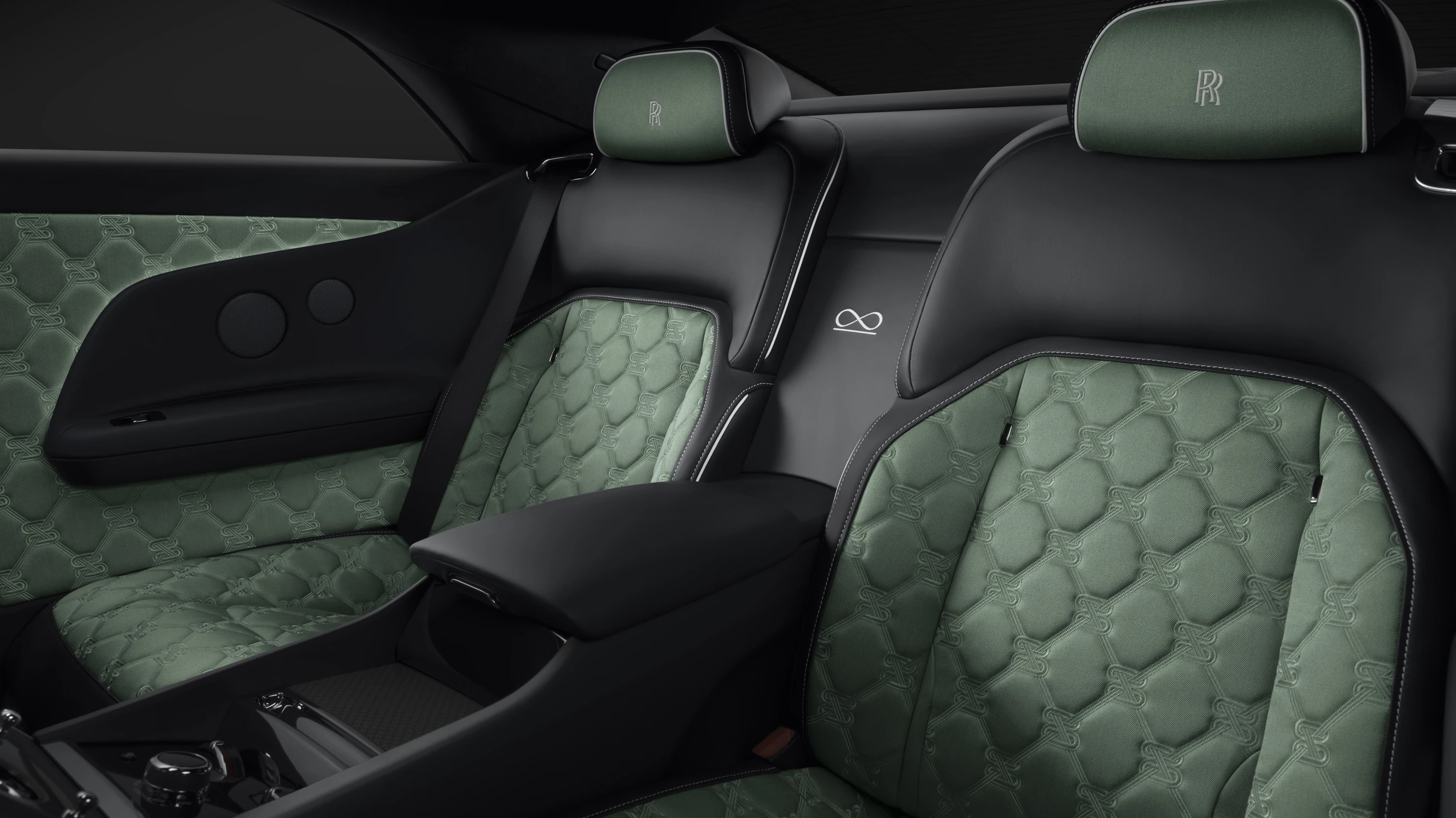Rolls-Royce Spectre Black Badge Series II secondrowseats view