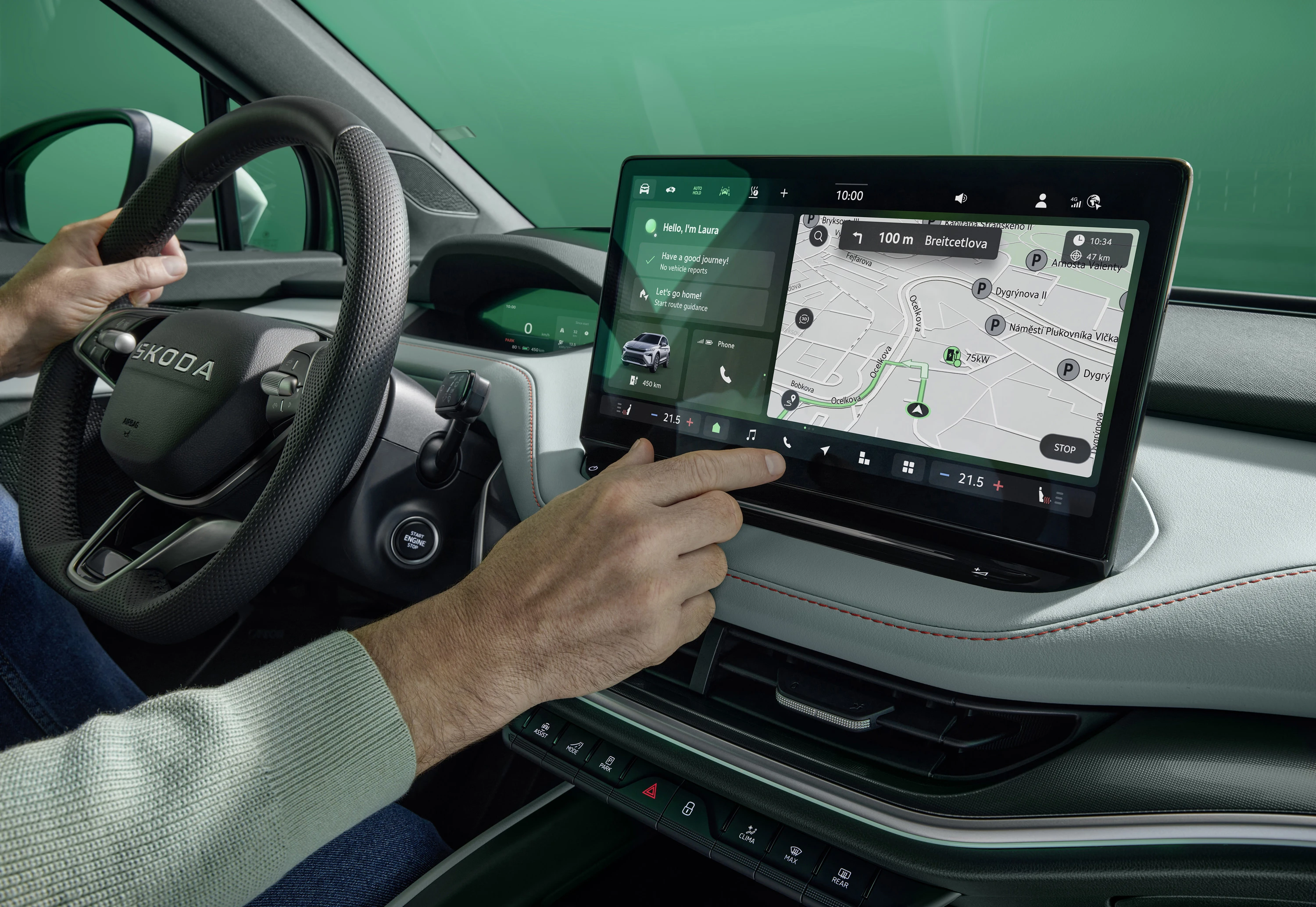 SKODA Elroq 60 screens view