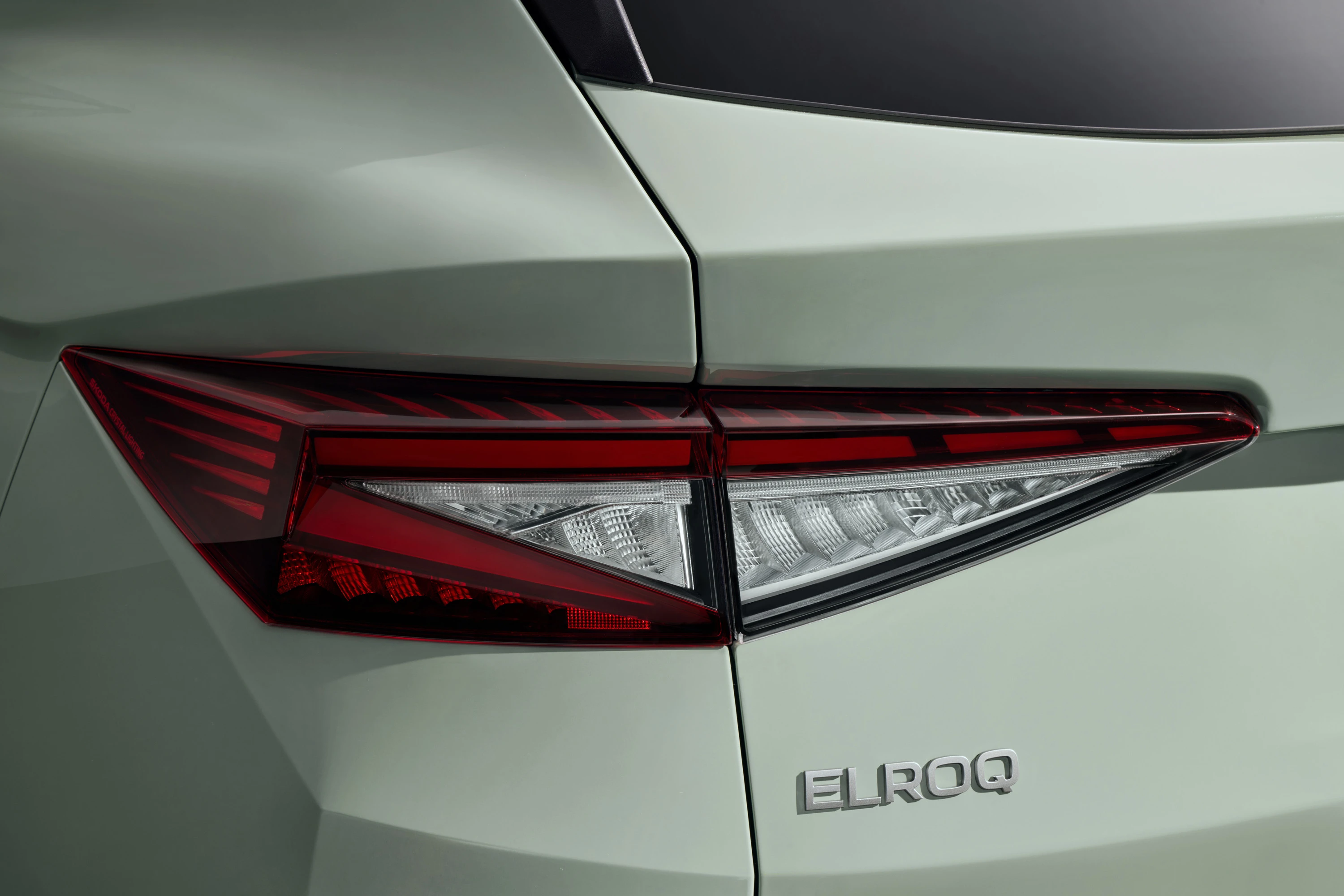 SKODA Elroq 60 rearlights view