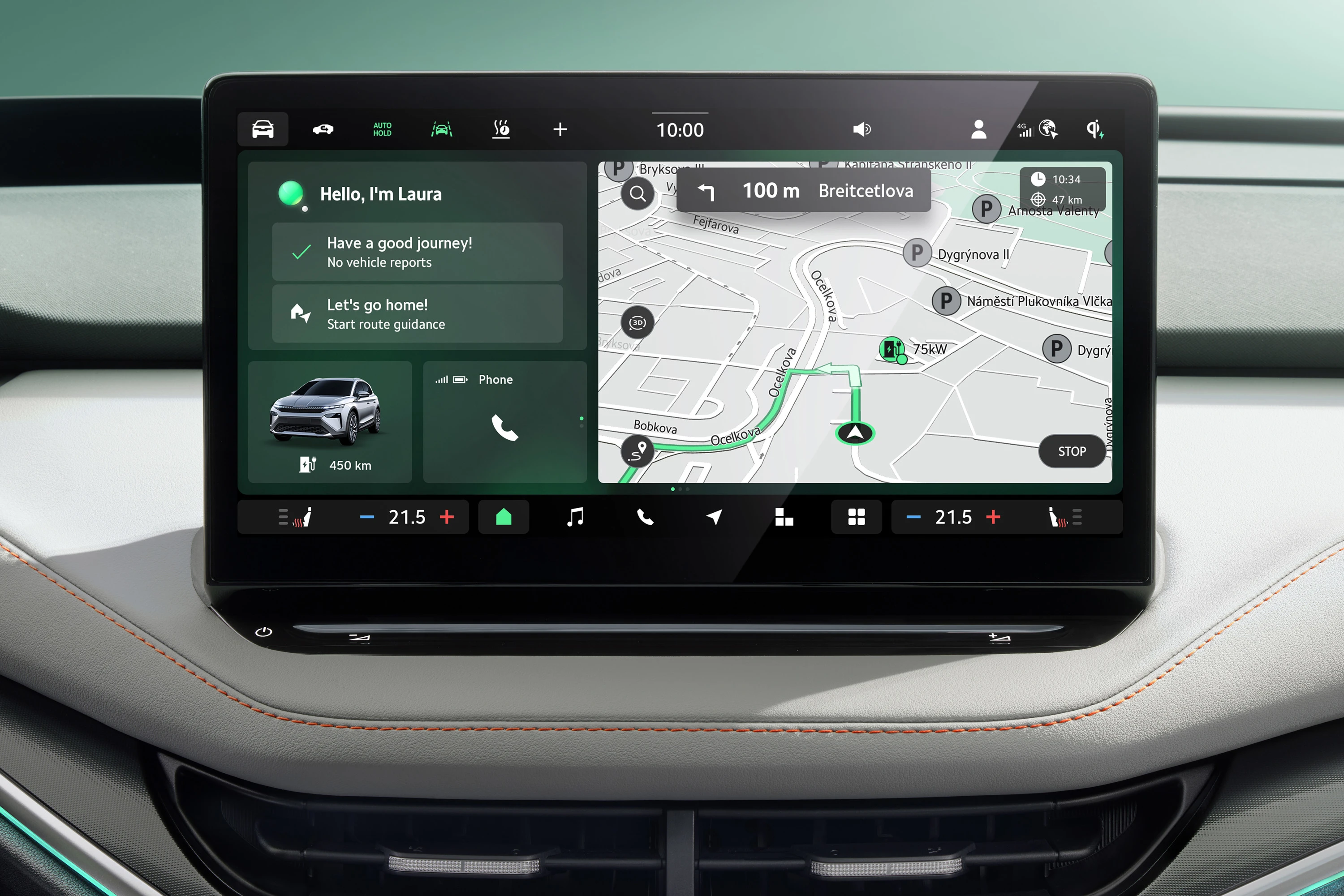 SKODA Elroq 60 screens view