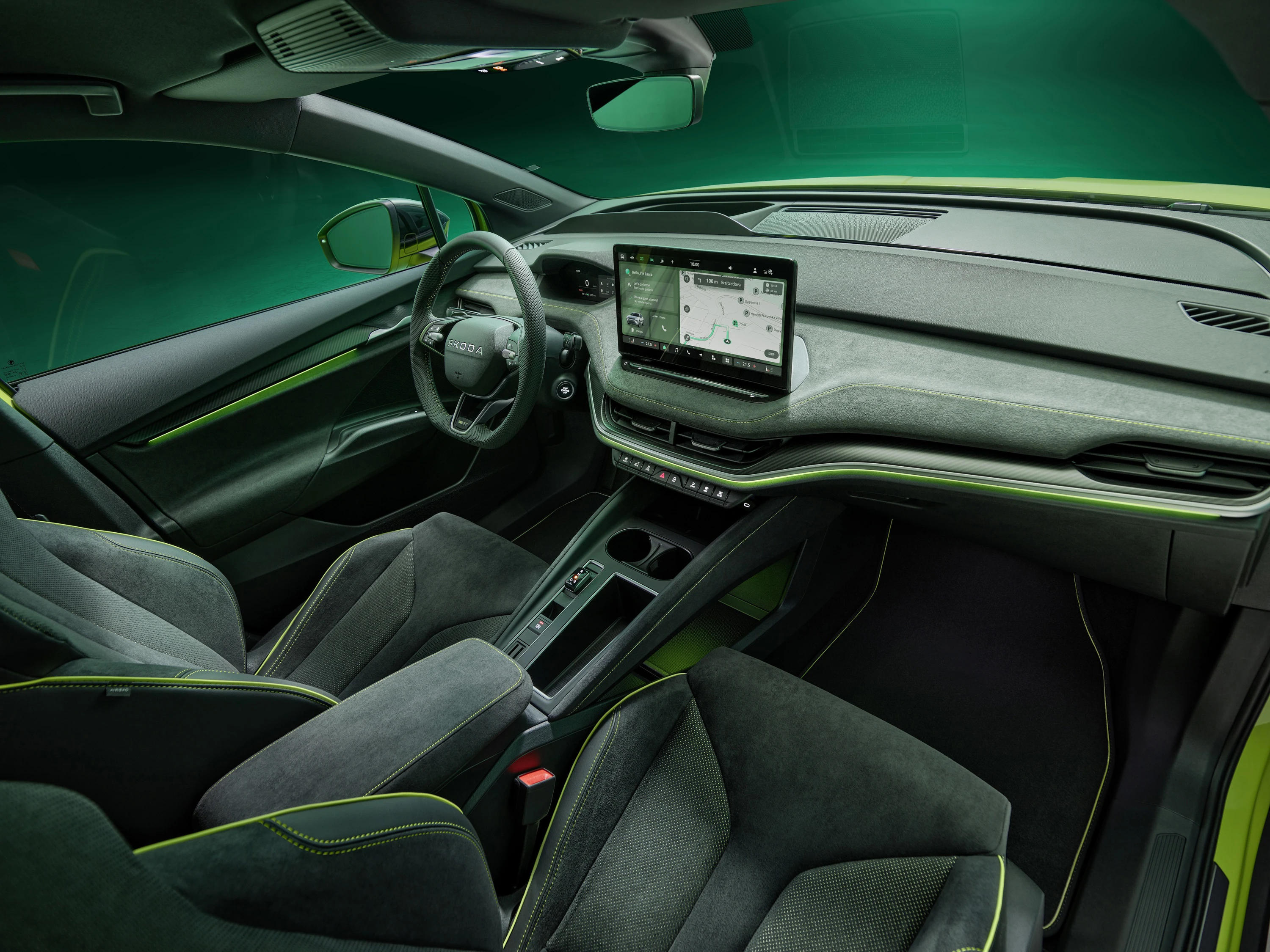 SKODA Elroq RS interior view