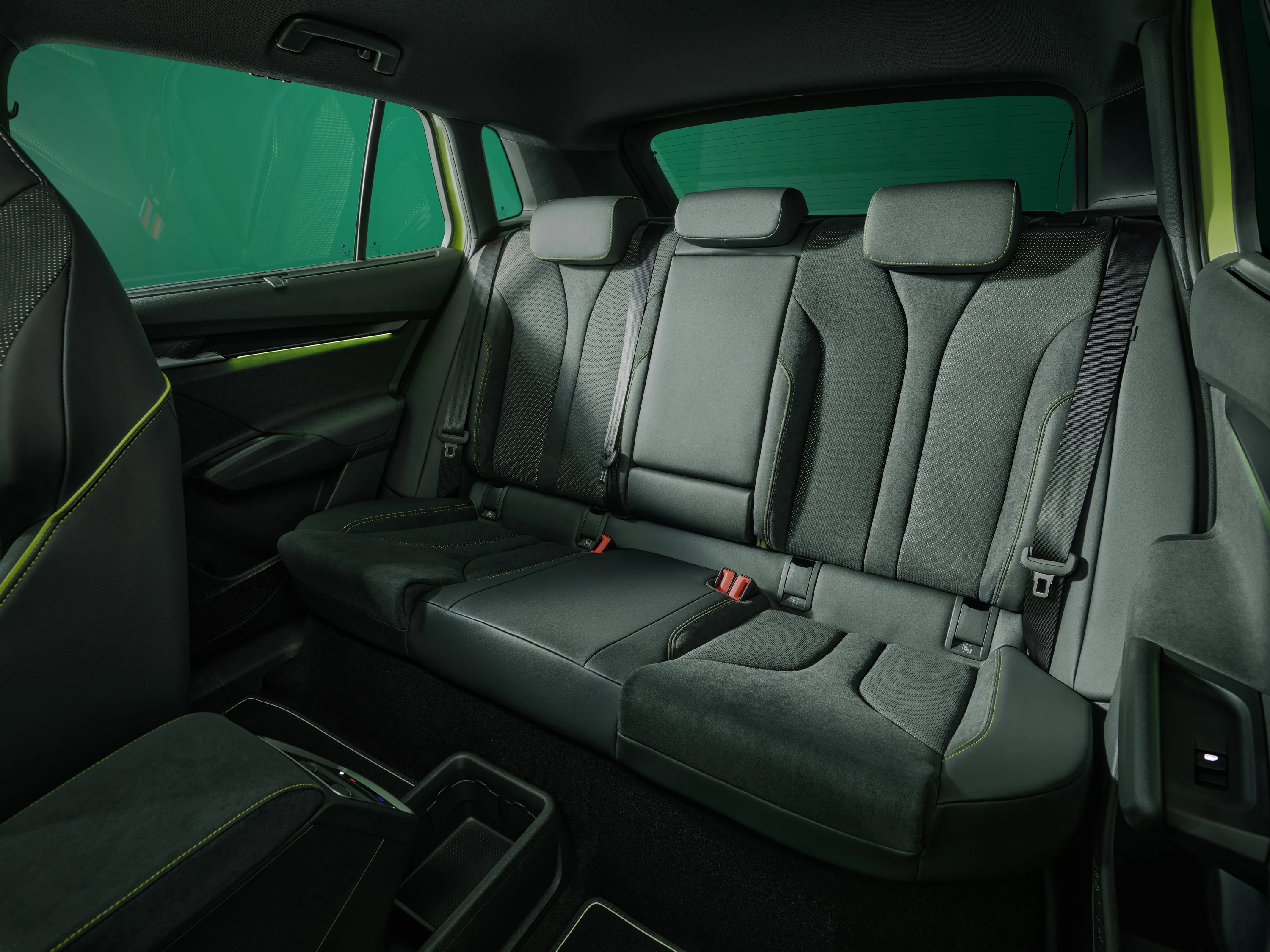 SKODA Elroq RS secondrowseats view