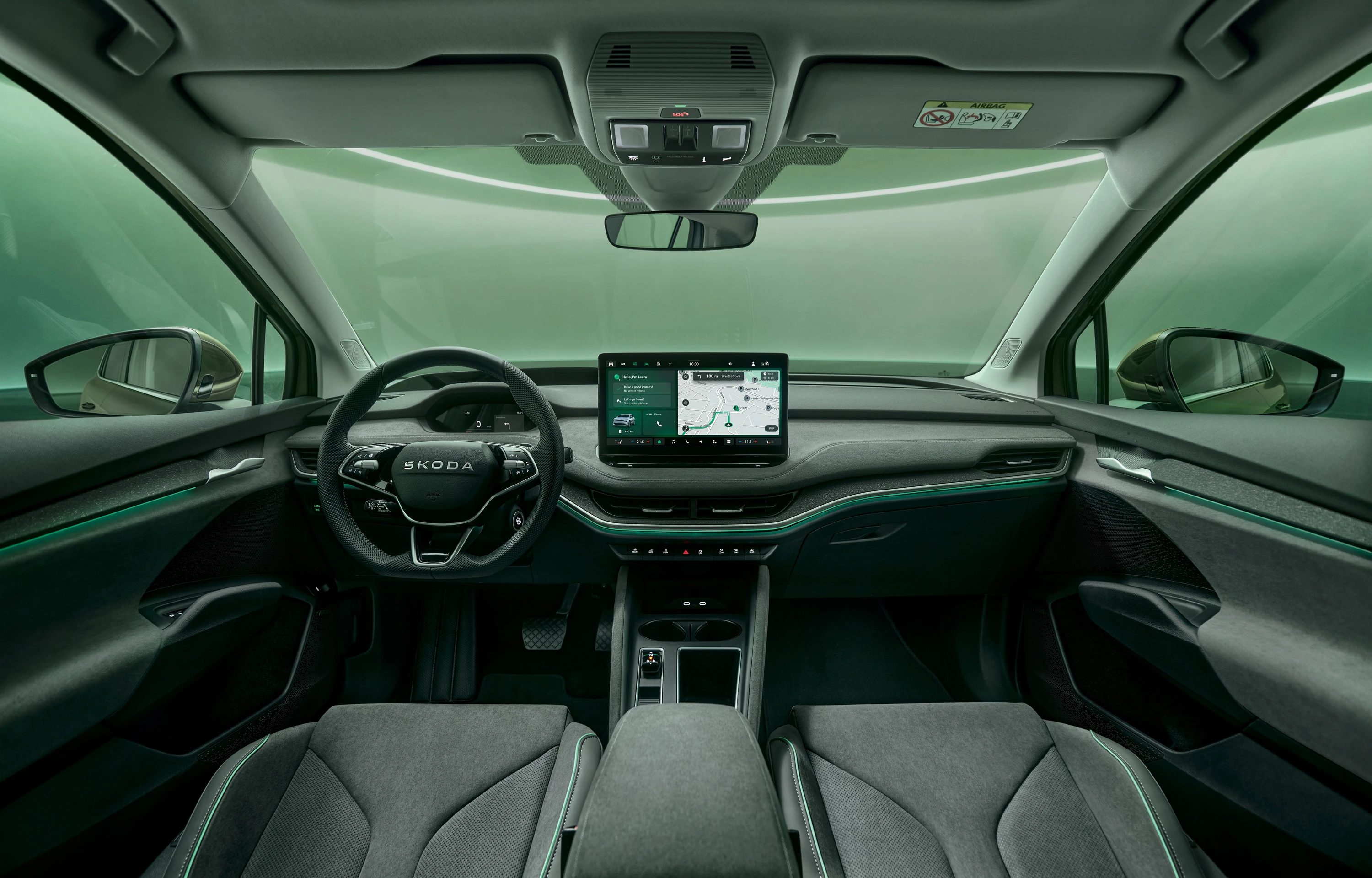 SKODA ENYAQ 60 interior view