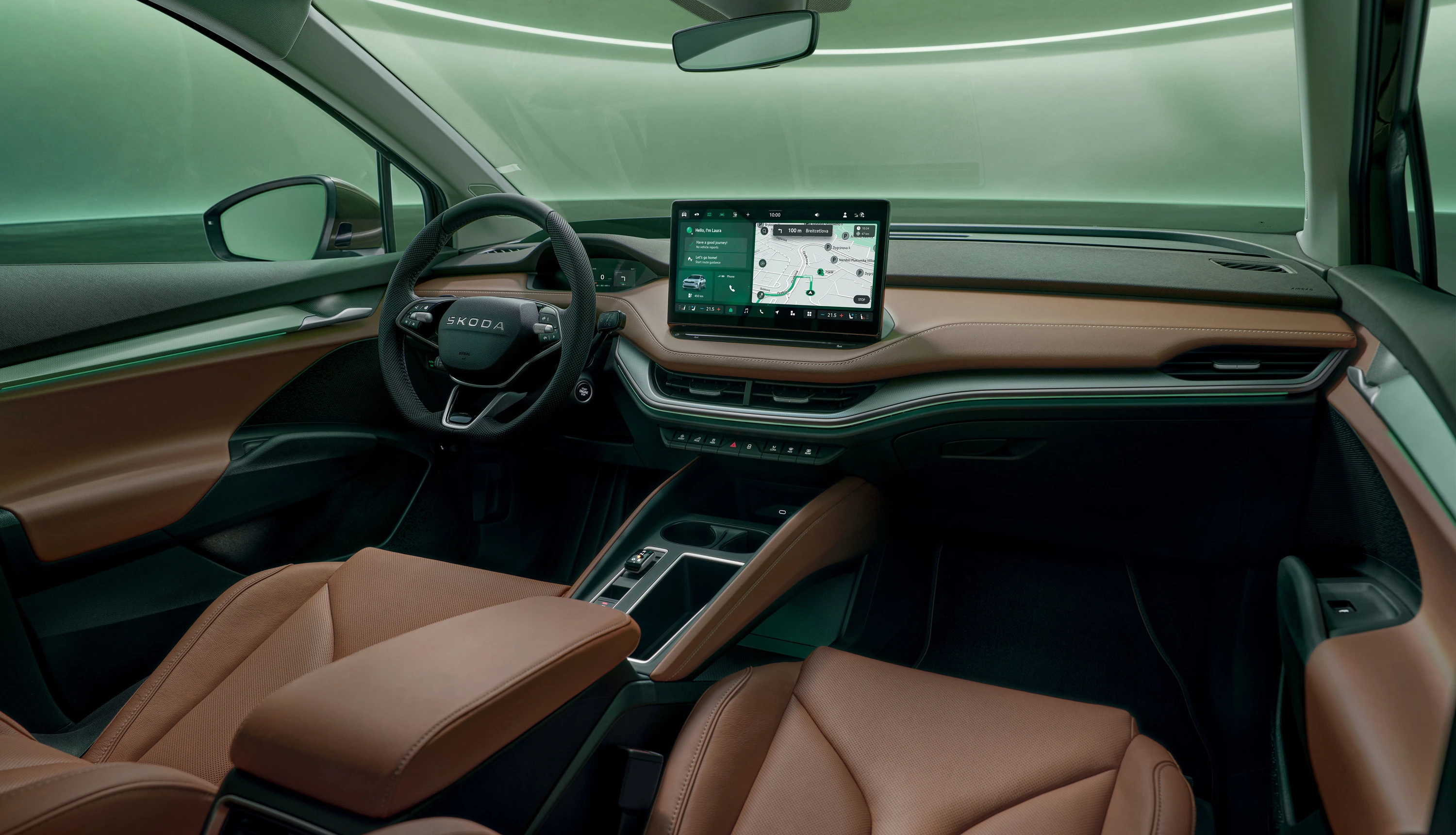 SKODA ENYAQ 60 interior view