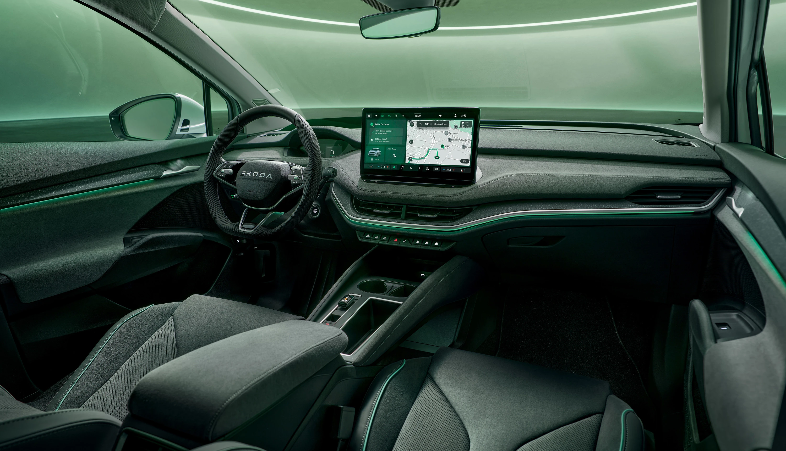 SKODA ENYAQ 60 interior view