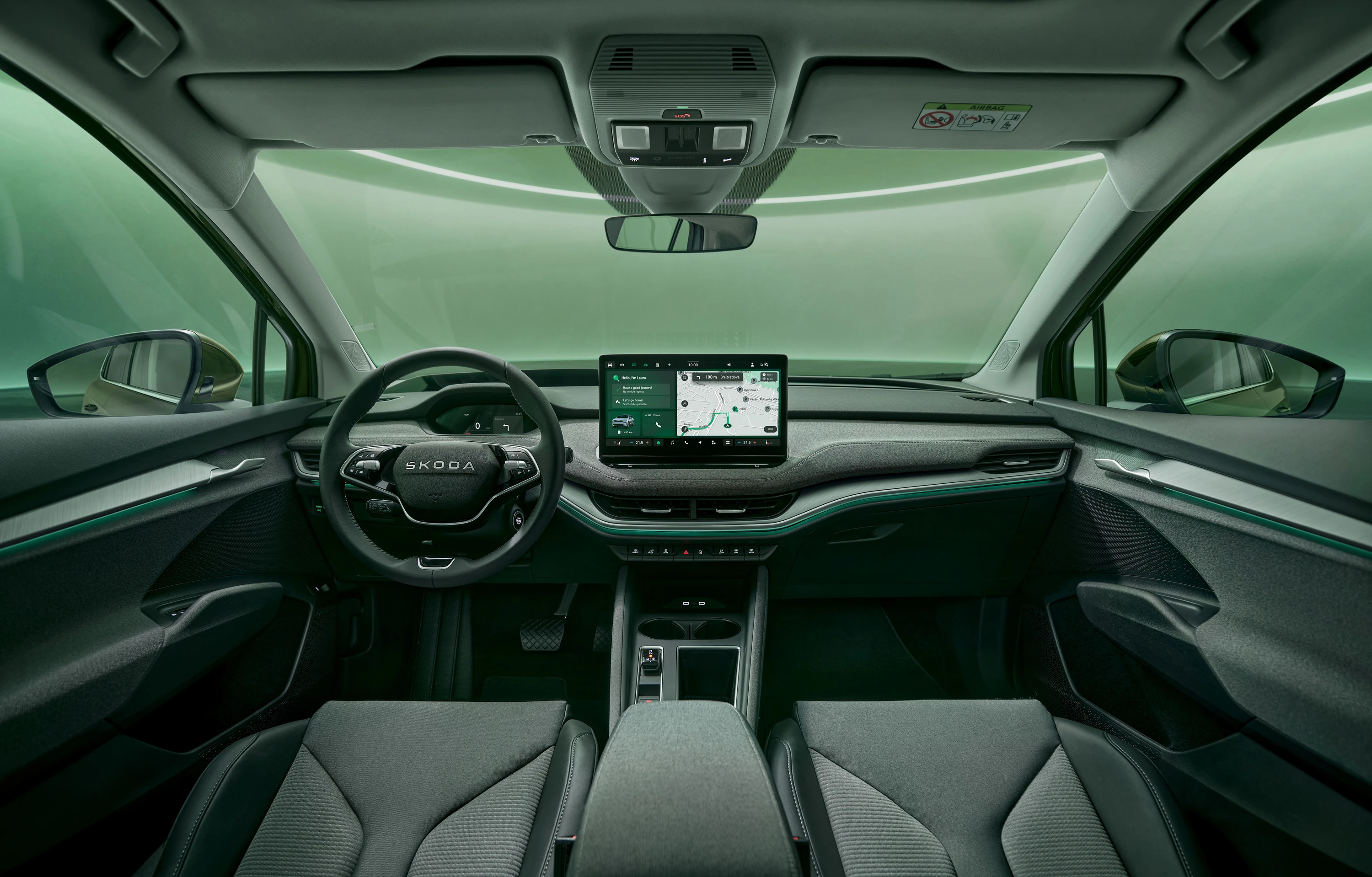 SKODA ENYAQ 60 interior view