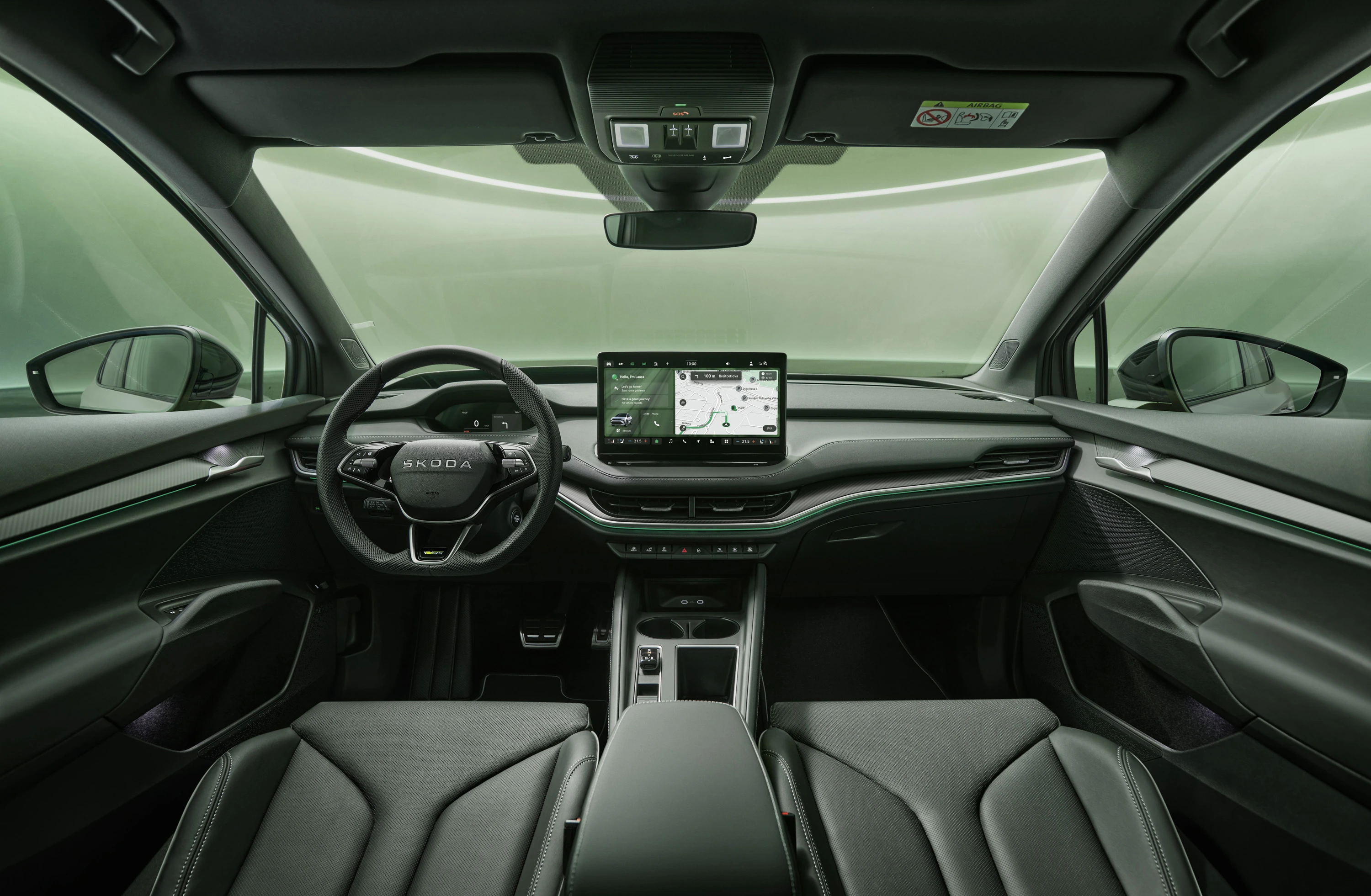 SKODA ENYAQ COUPÉ RS interior view