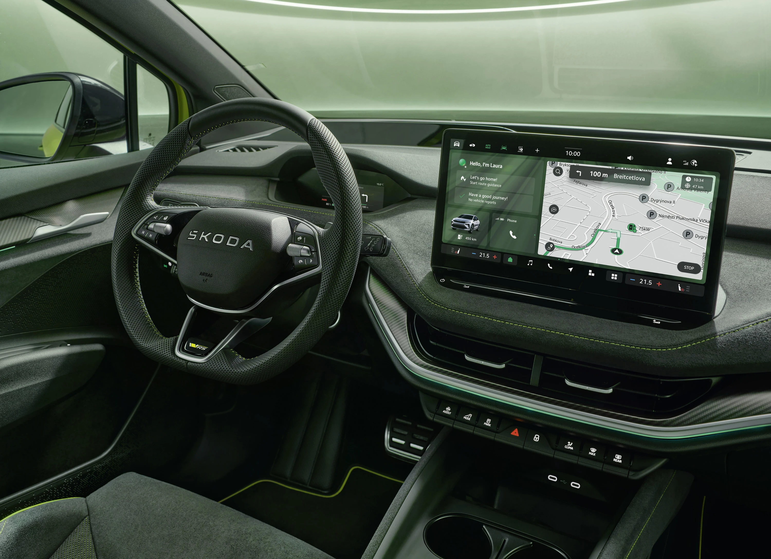 SKODA ENYAQ COUPÉ RS screens view