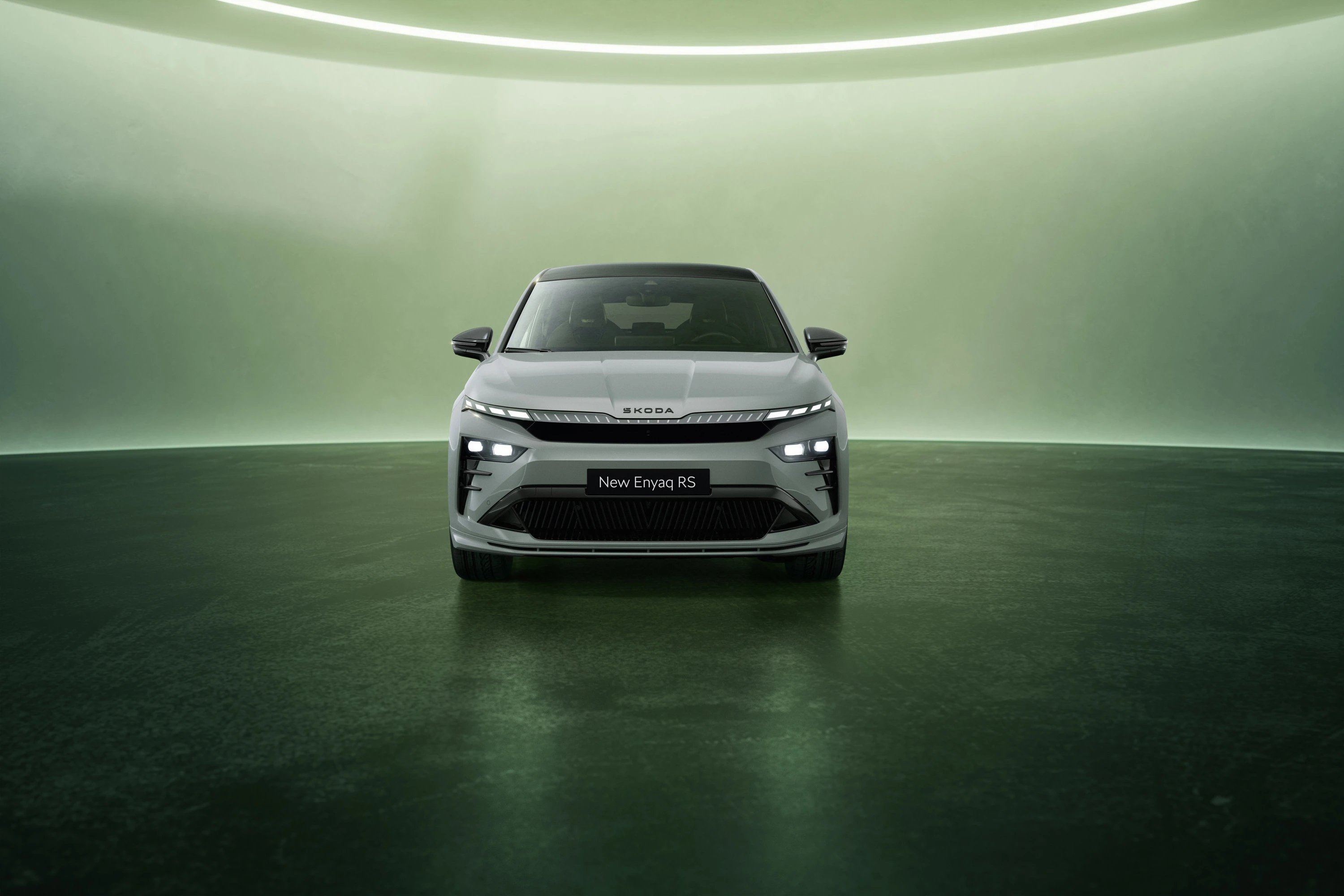 SKODA ENYAQ COUPÉ RS headlights view
