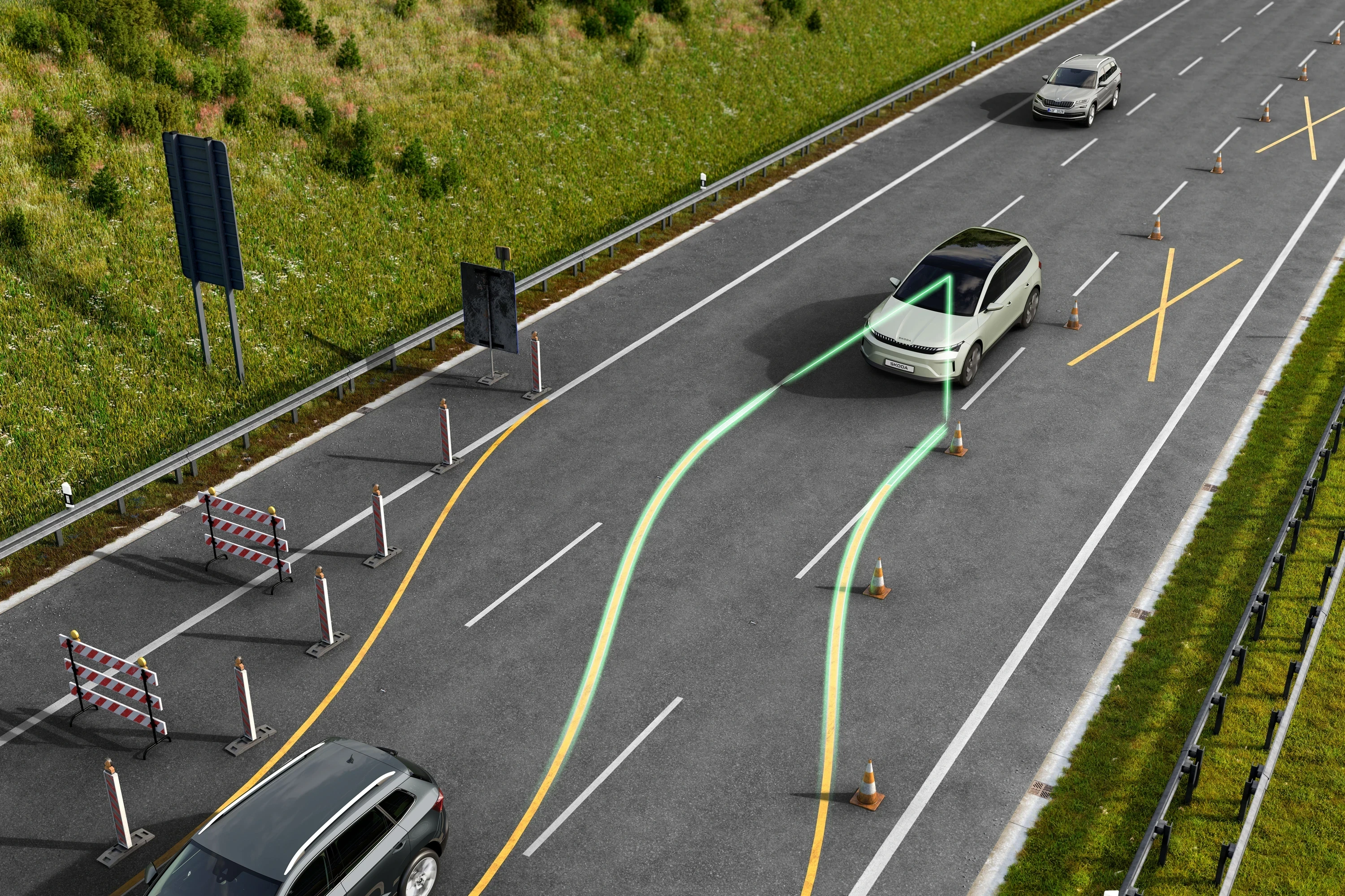 Skoda Epiq 35 sensors view