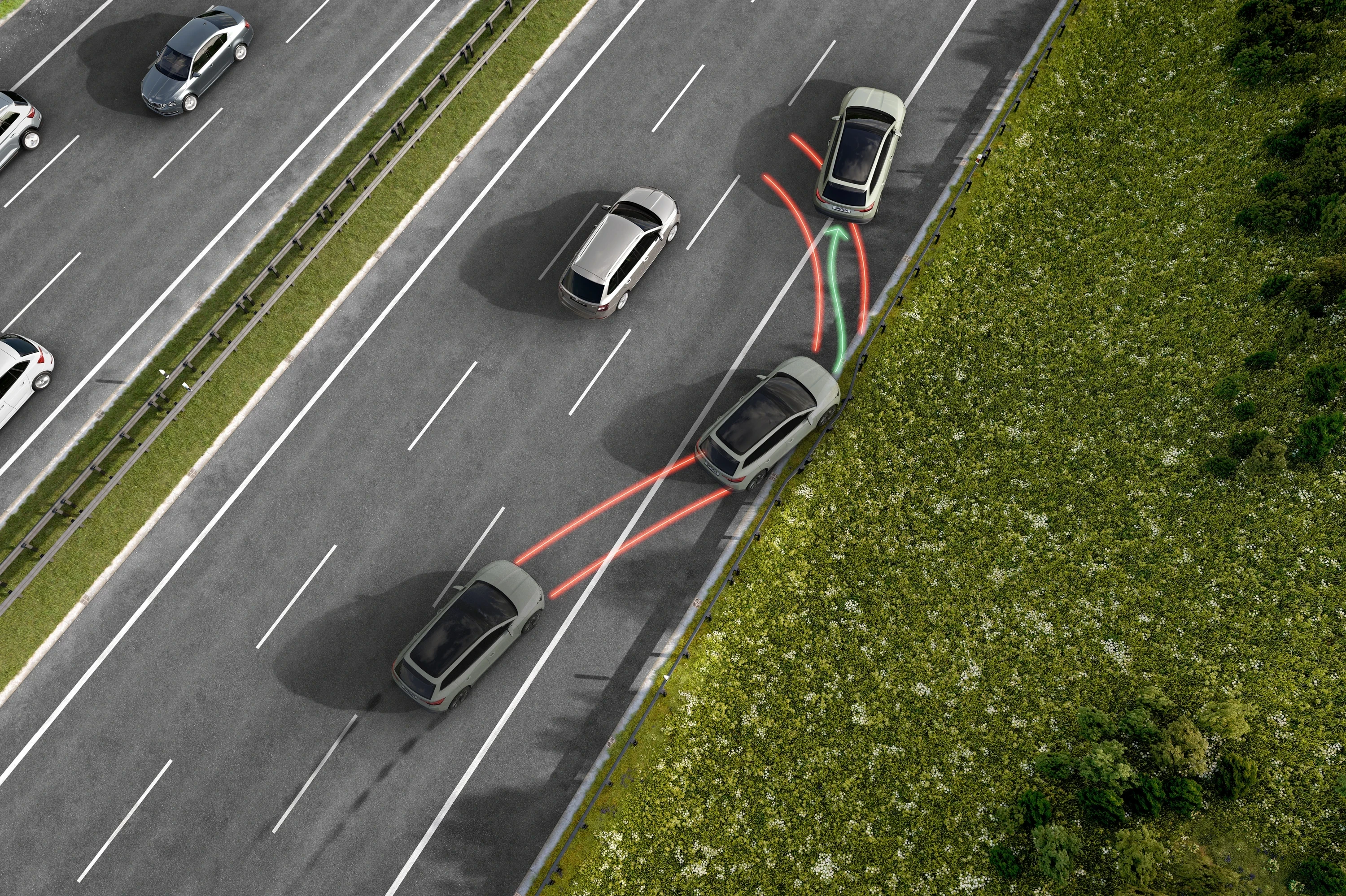 Skoda Epiq 40 sensors view