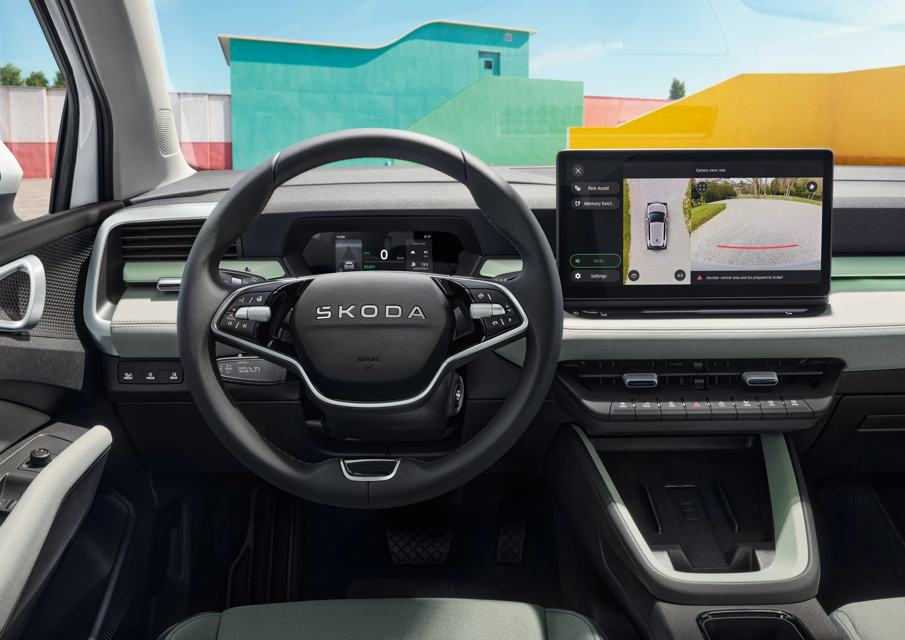 Skoda Epiq 55 screens view