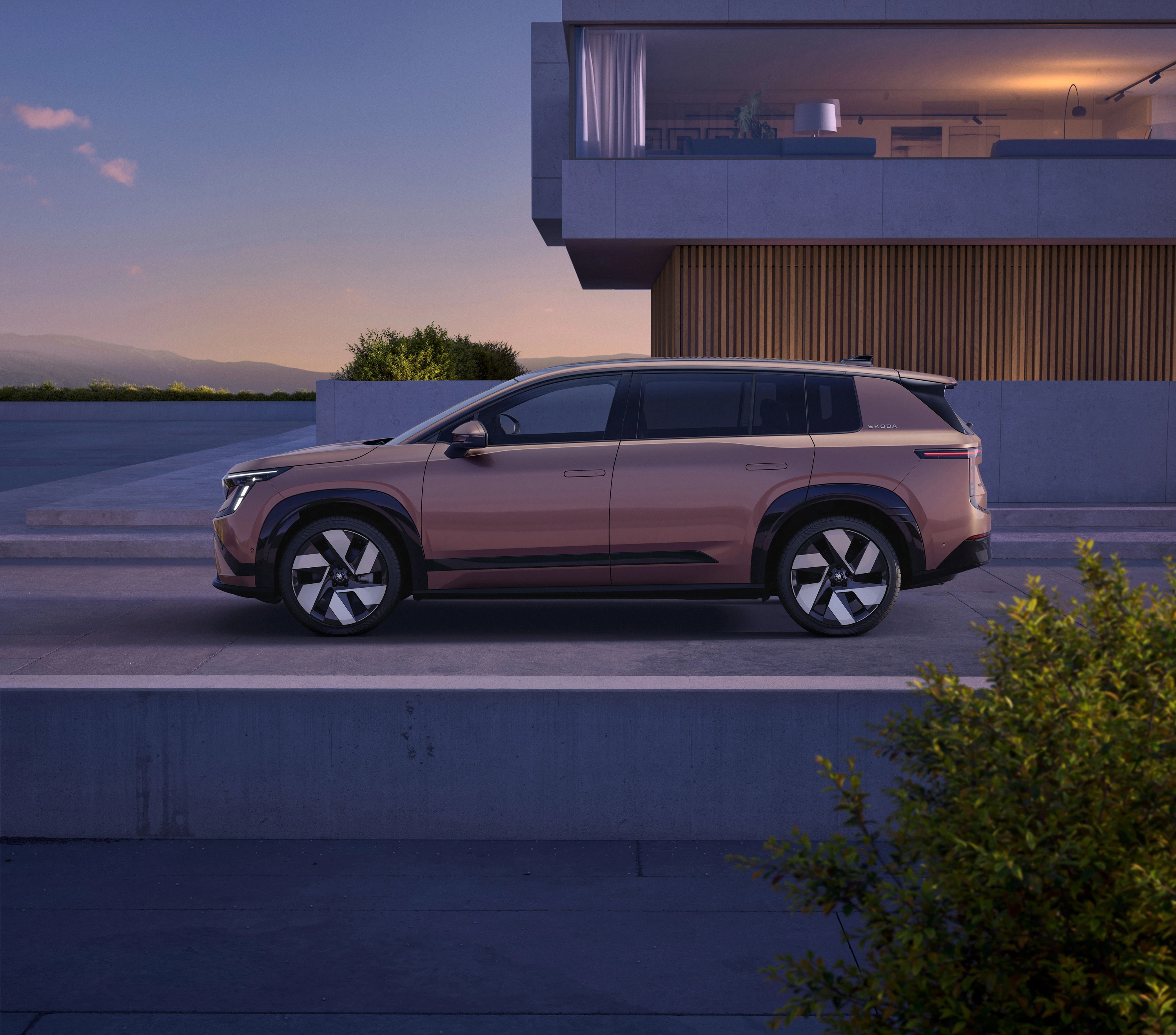 Skoda Peaq 90 exterior view