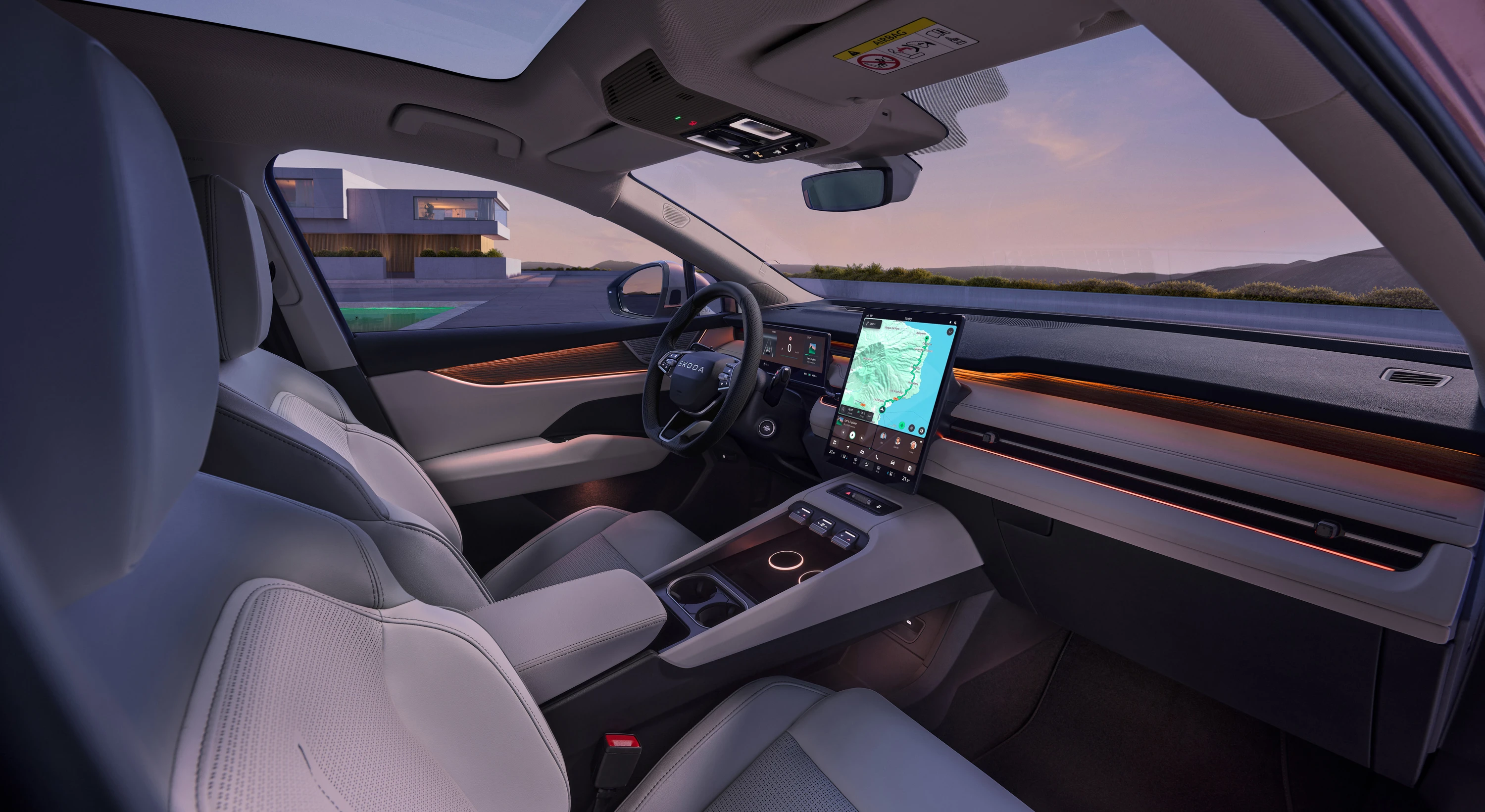 Skoda Peaq 90 interior view