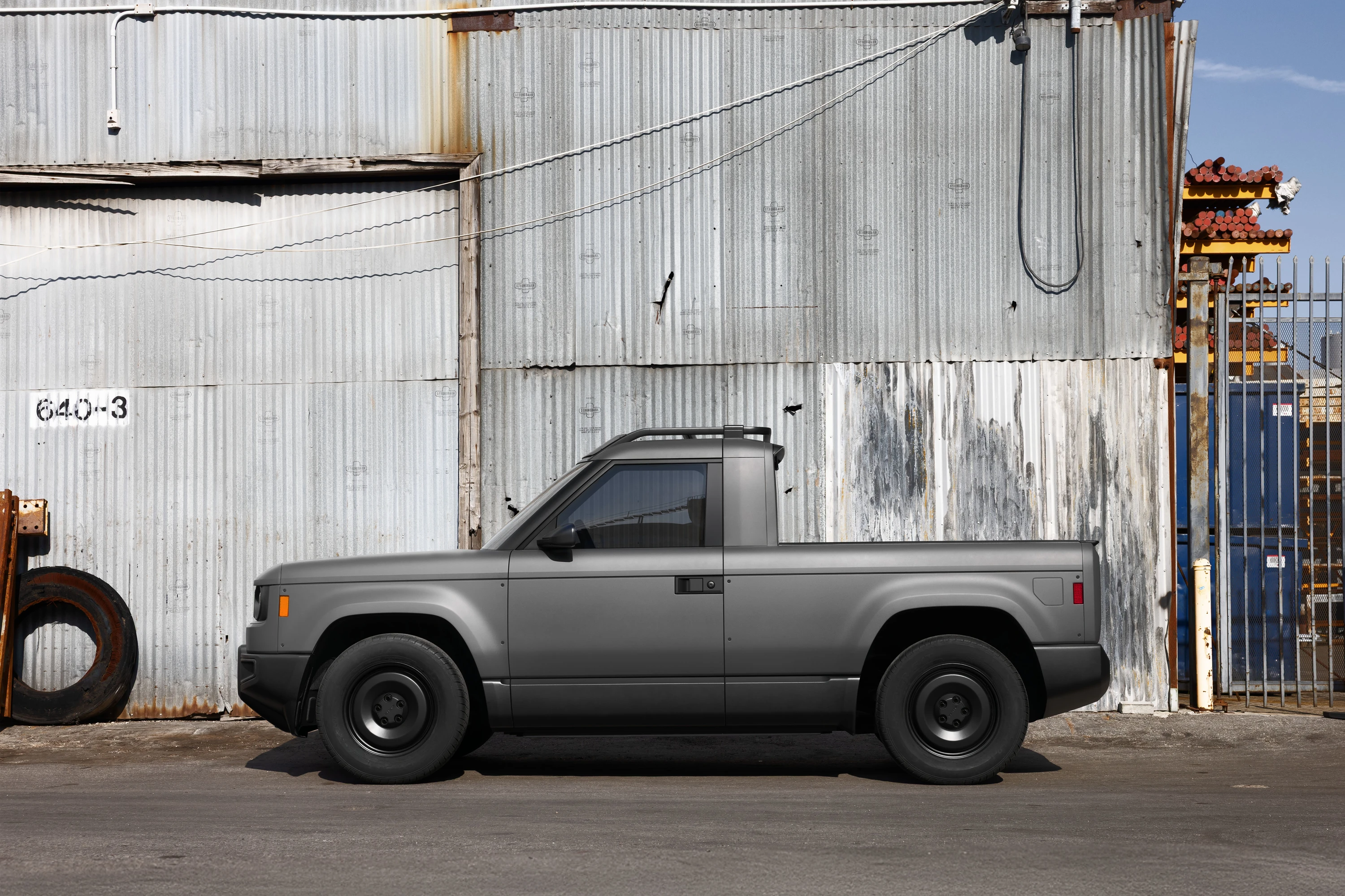 Slate Truck 65 kWh exterior view