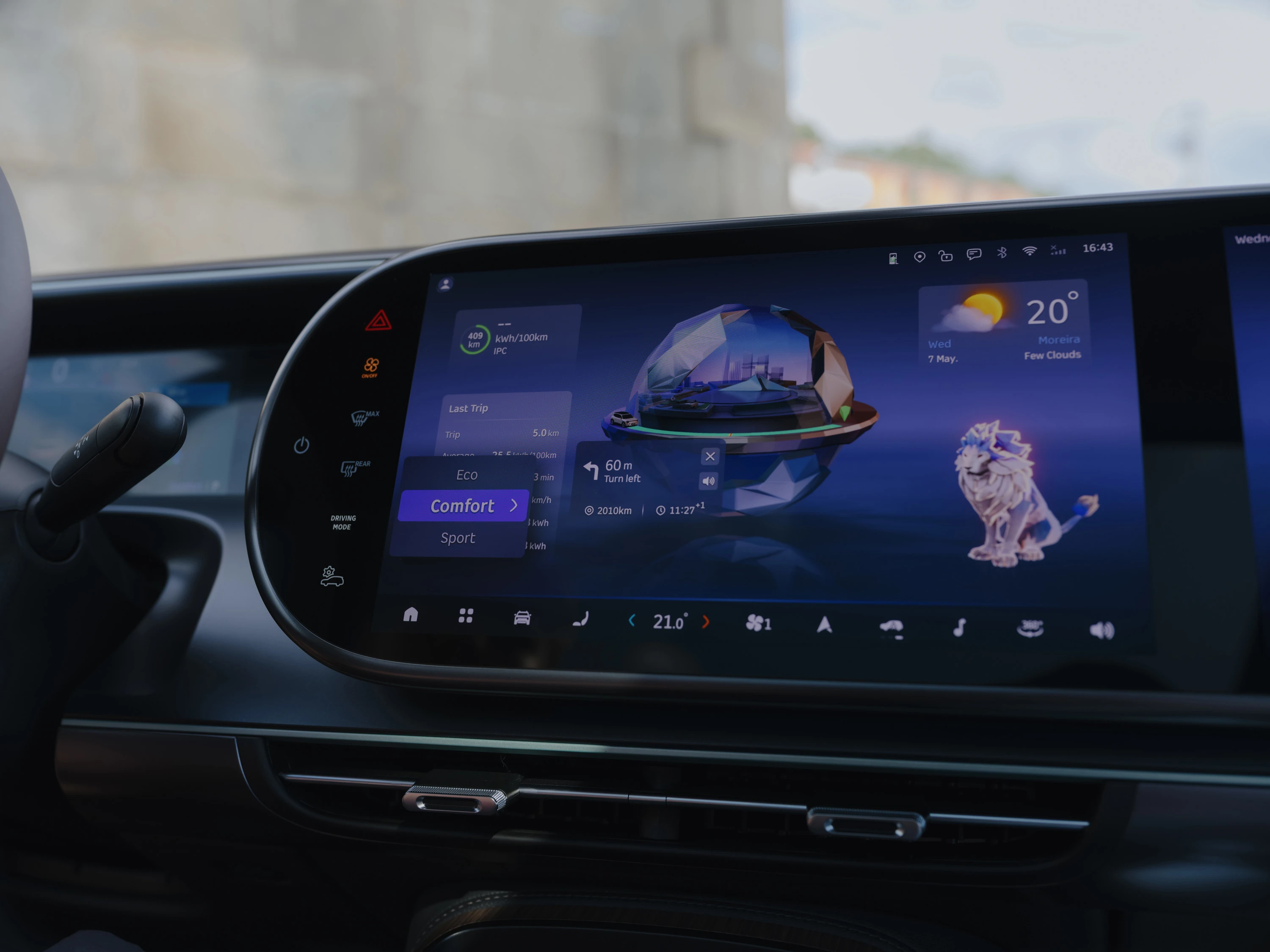 Smart #5 Pulse screens view