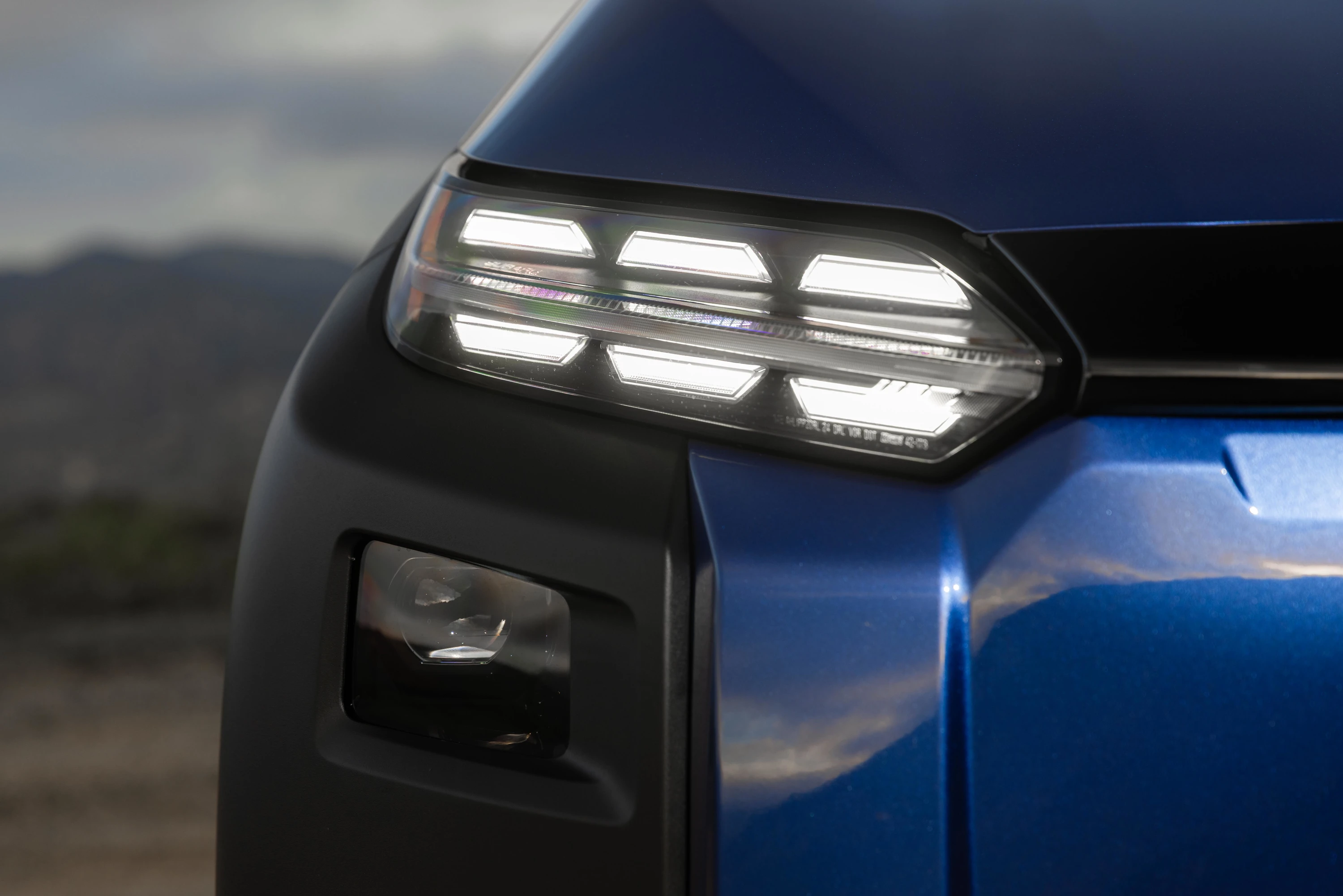 Subaru E-Outback AWD headlights view