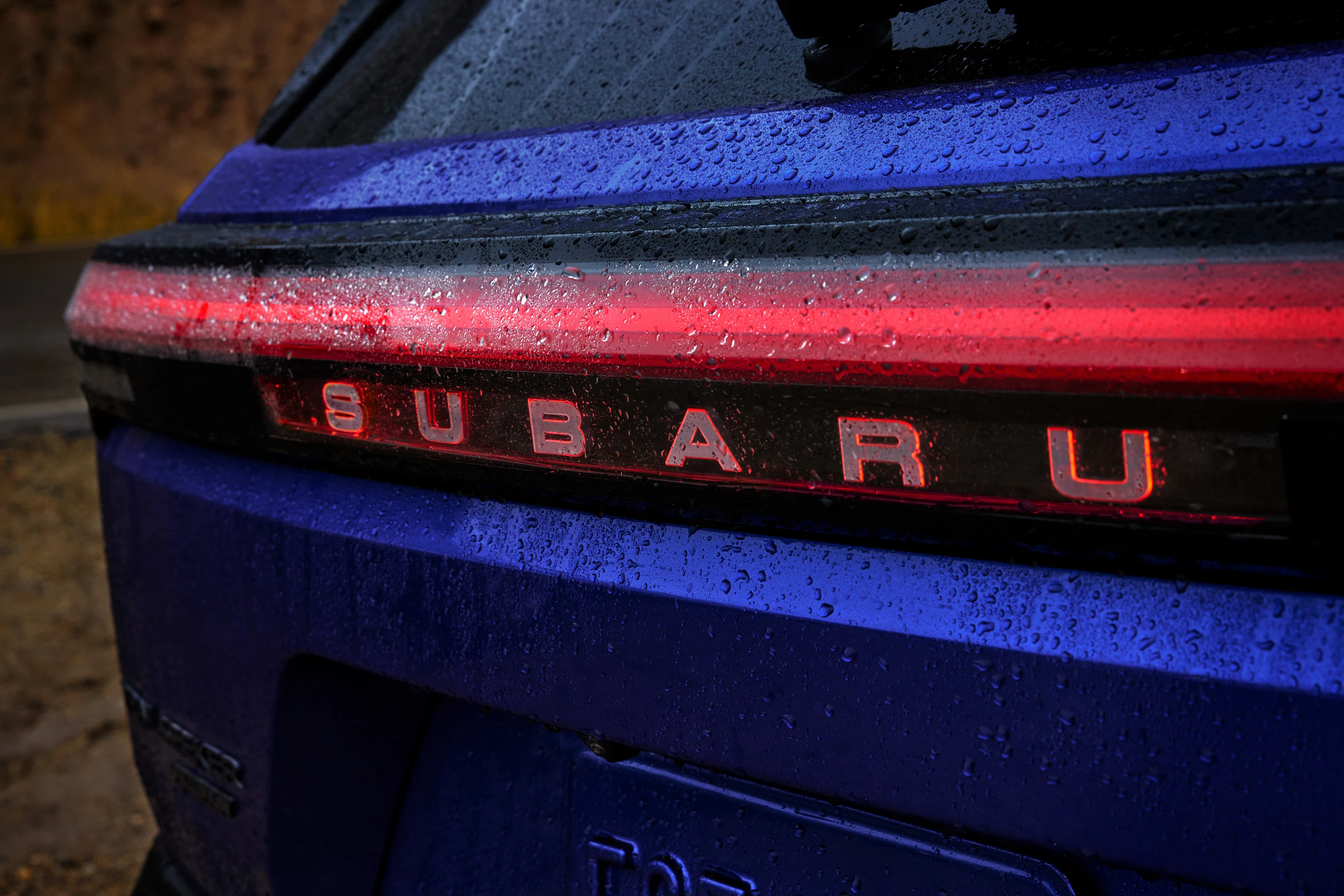 Subaru Trailseeker AWD taillights view