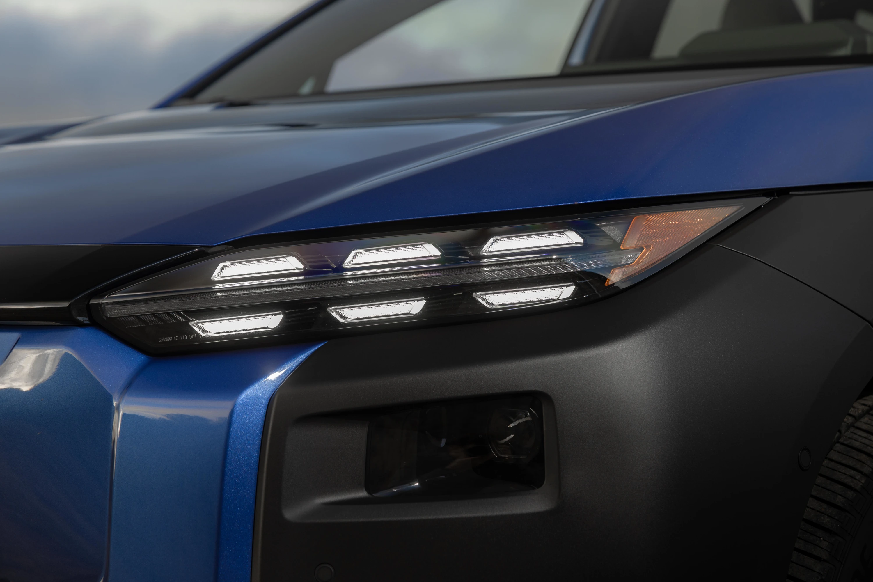 Subaru Trailseeker AWD headlights view