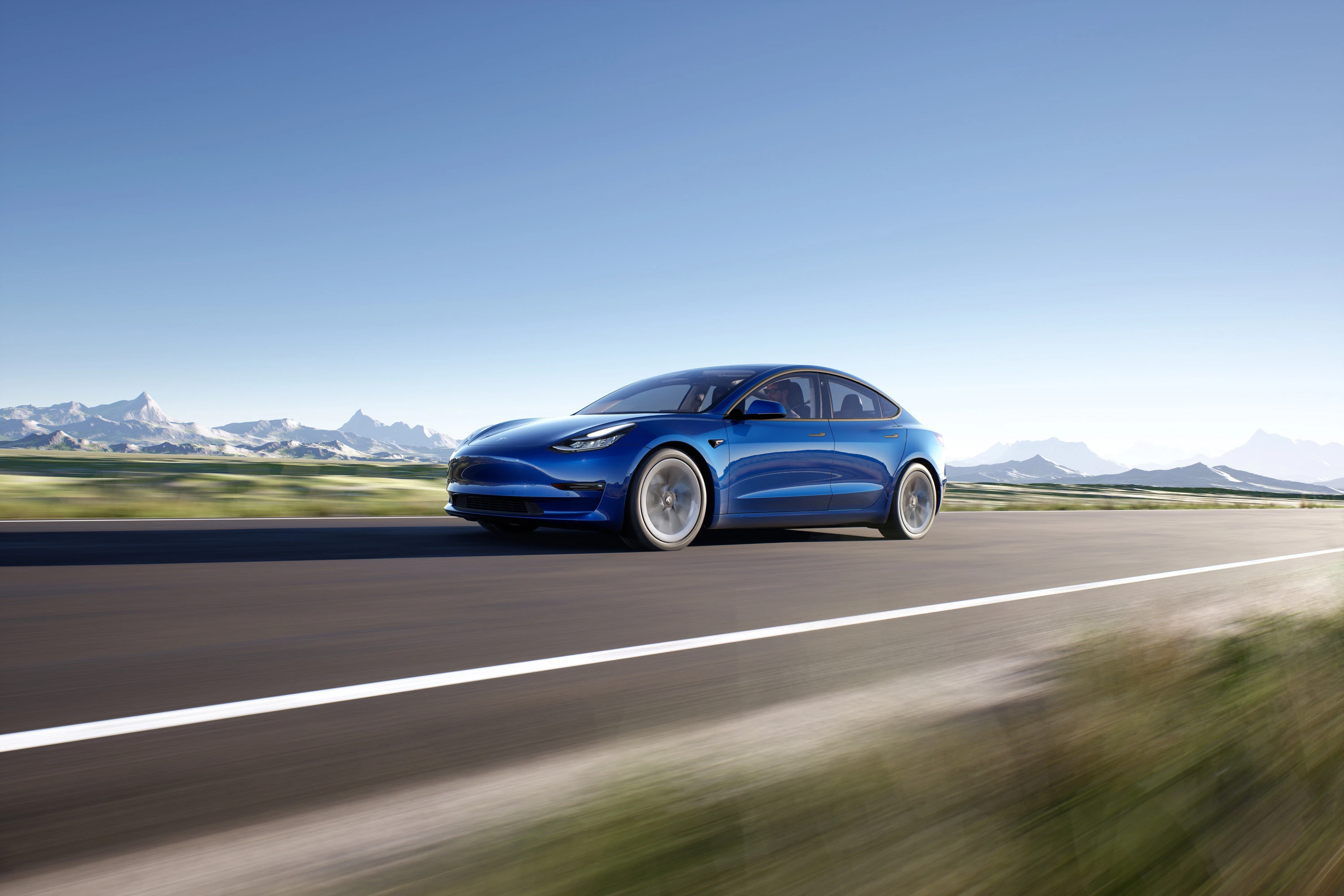 Tesla Model 3 Long Range electric vehicle variant