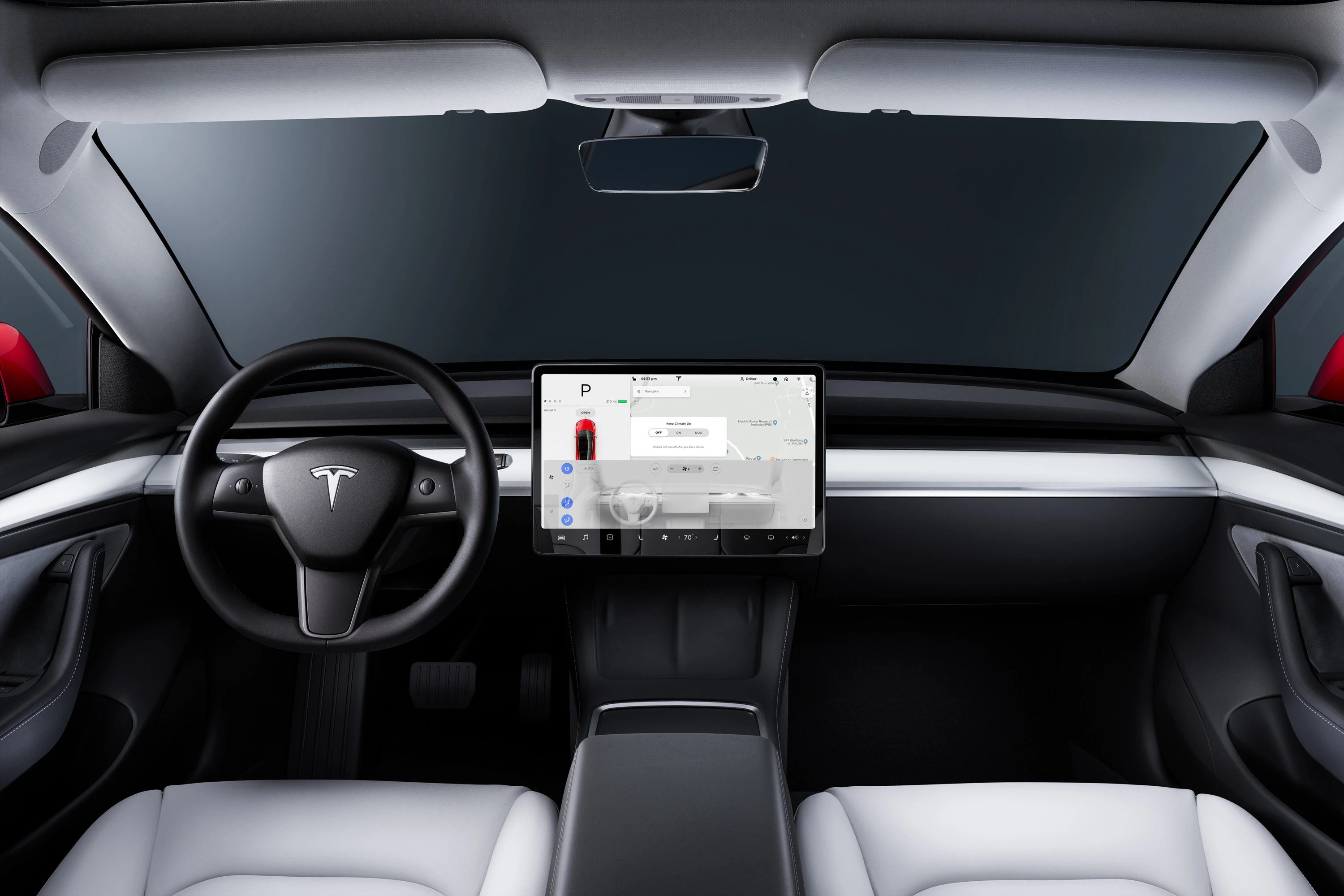 Tesla Model 3 Performance (GEN1) screen view