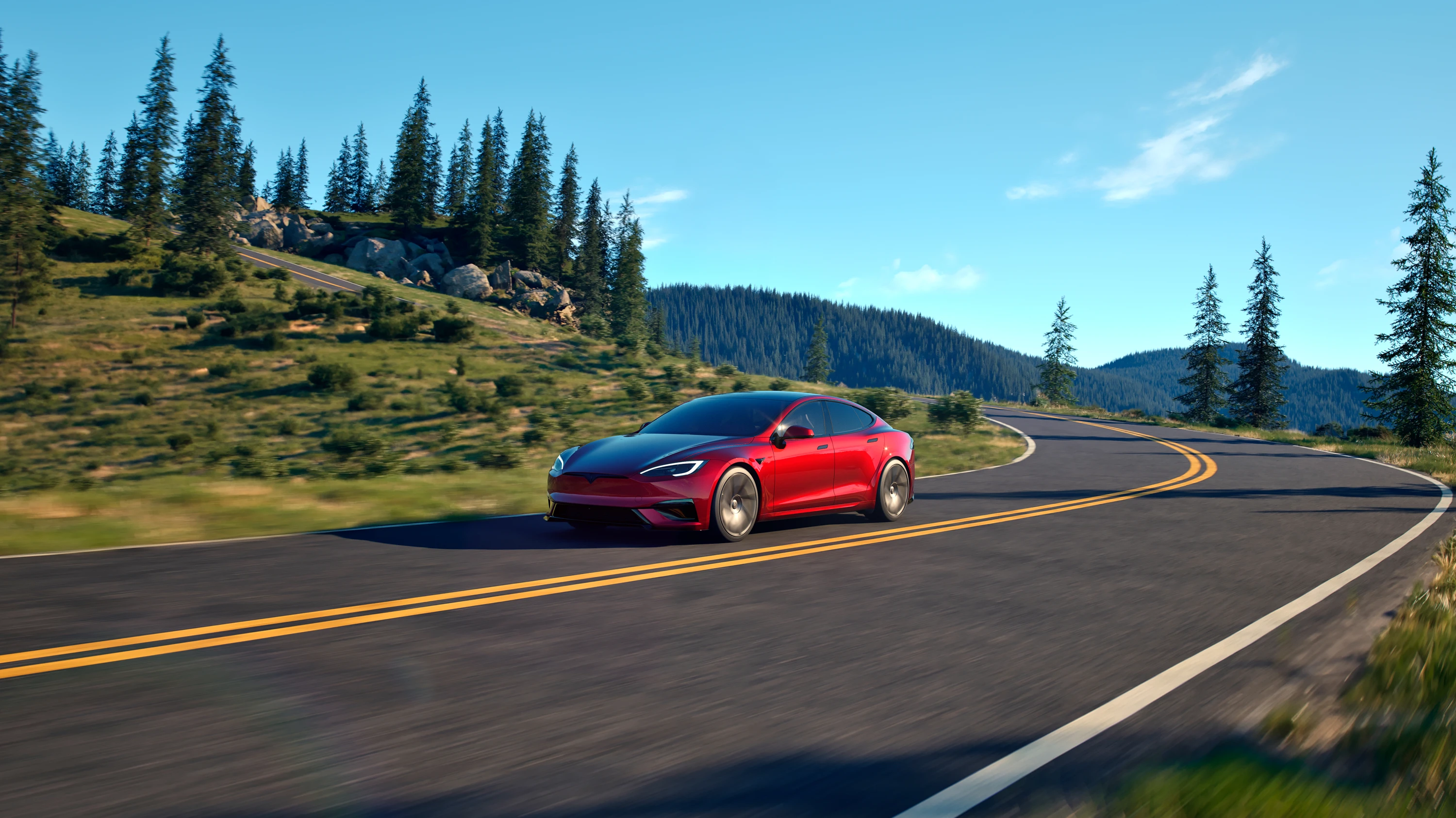 Tesla Model S Plaid exterior view