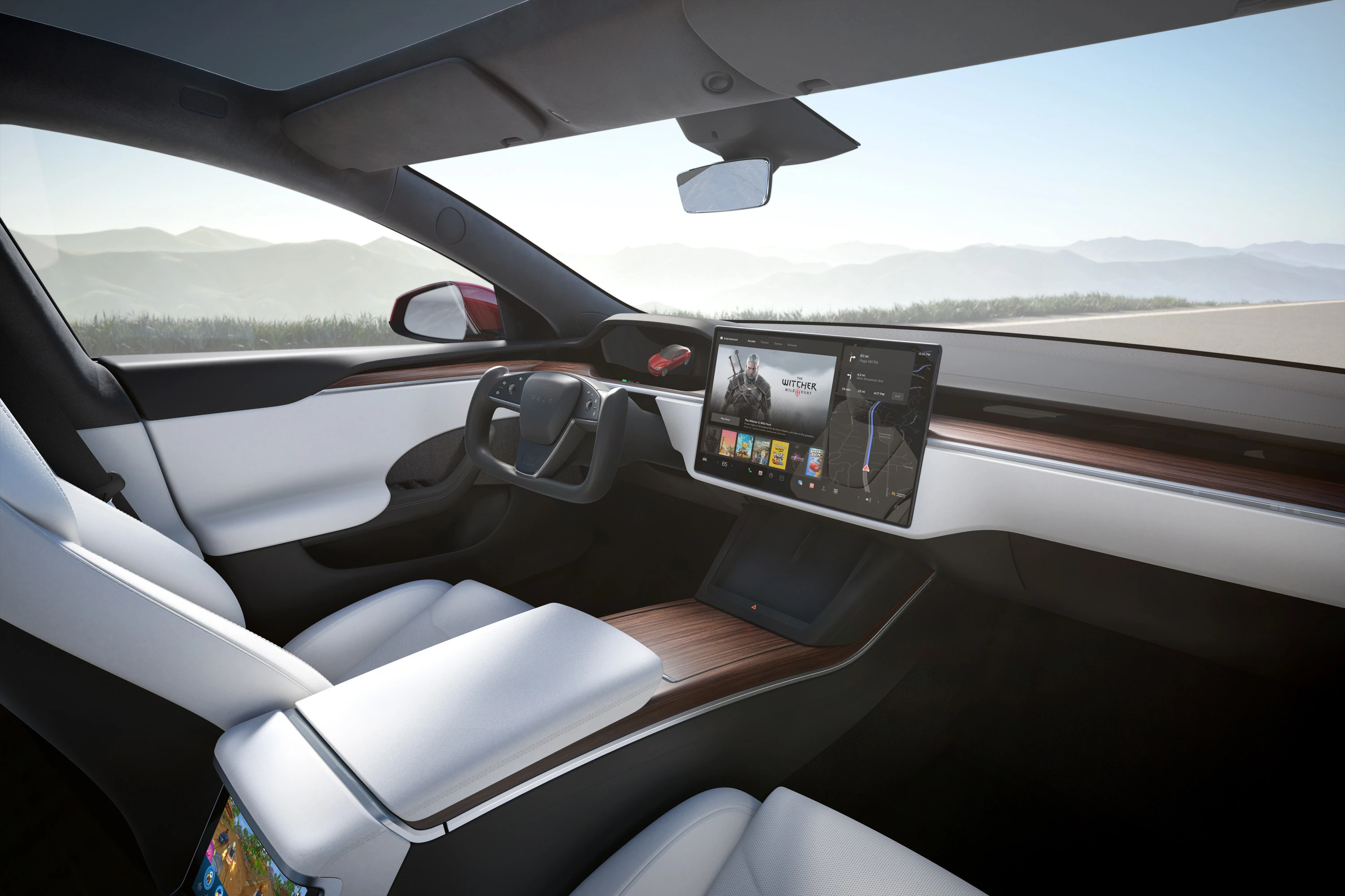 Tesla Model S Standard Range interior view
