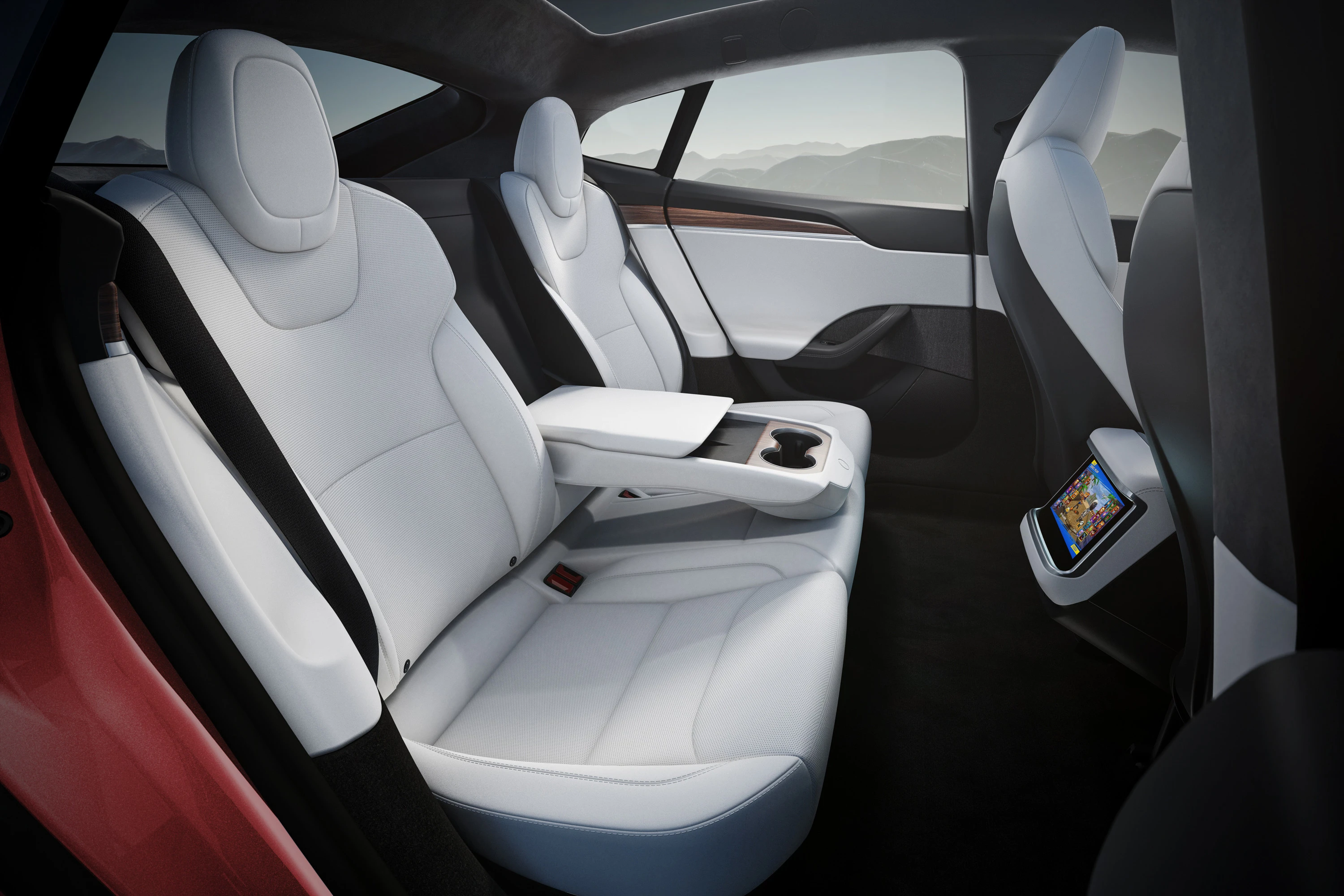 Tesla Model S Standard Range secondrowseats view