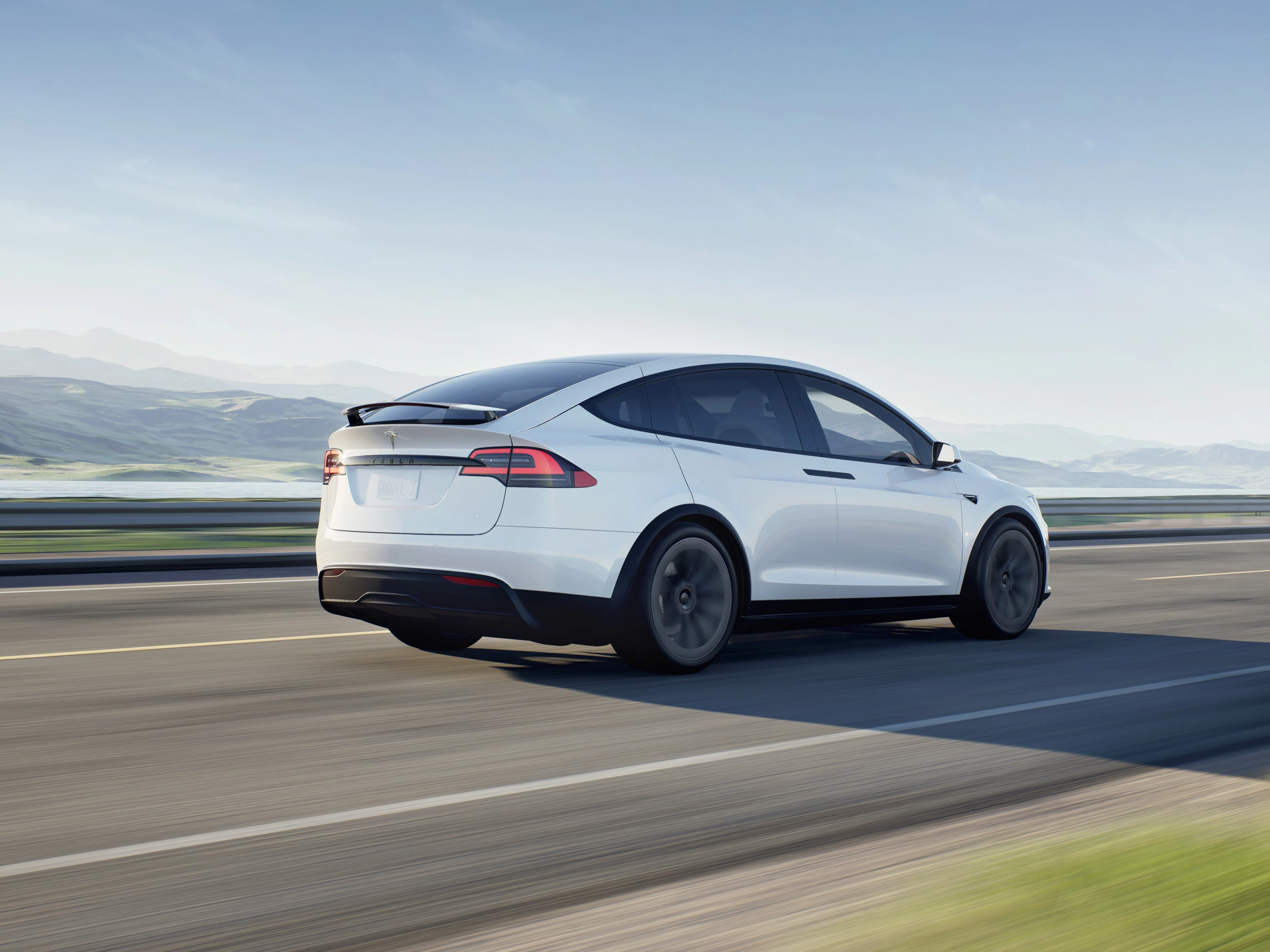 Tesla Model X Plaid exterior view