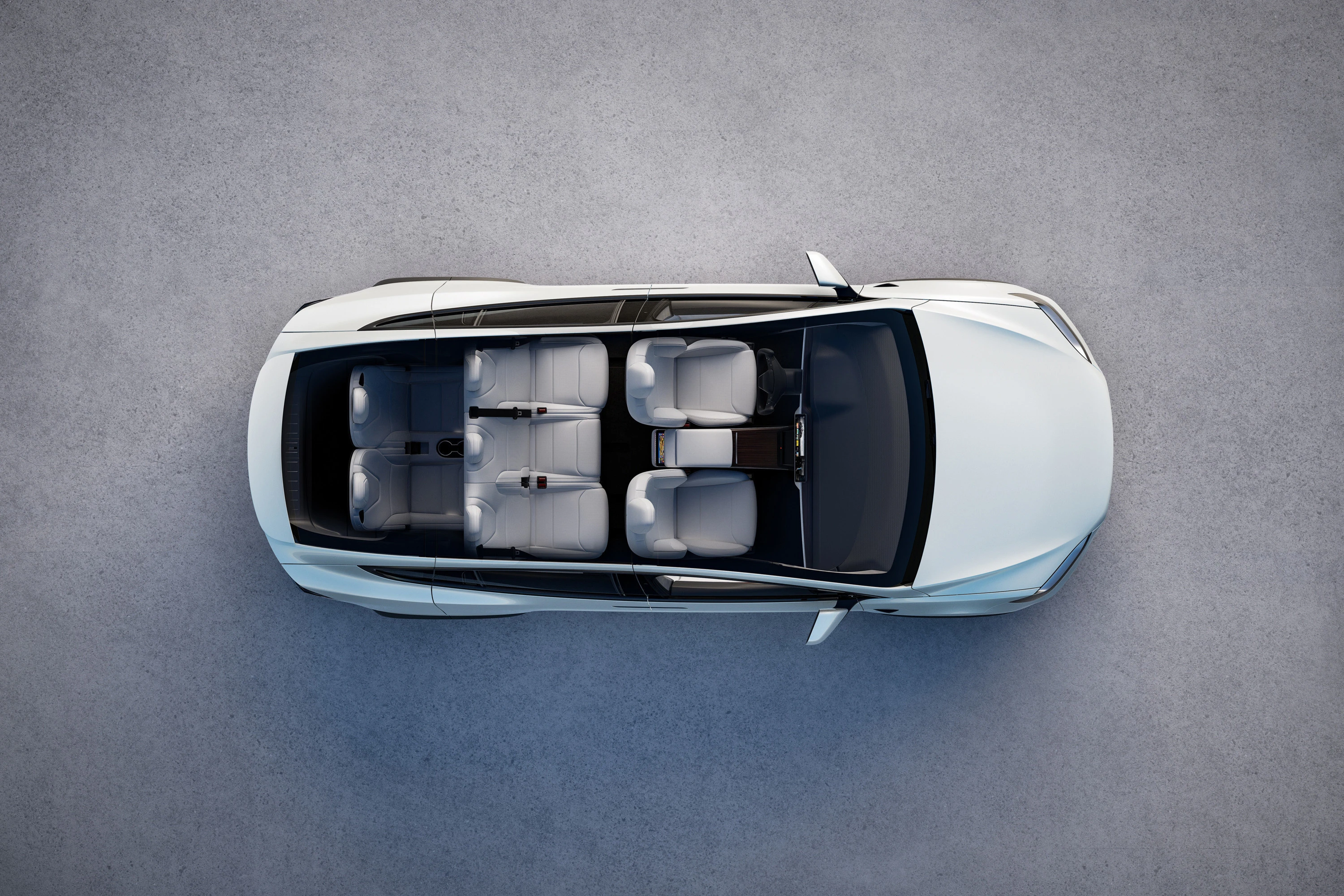 Tesla Model X Standard Range seats view