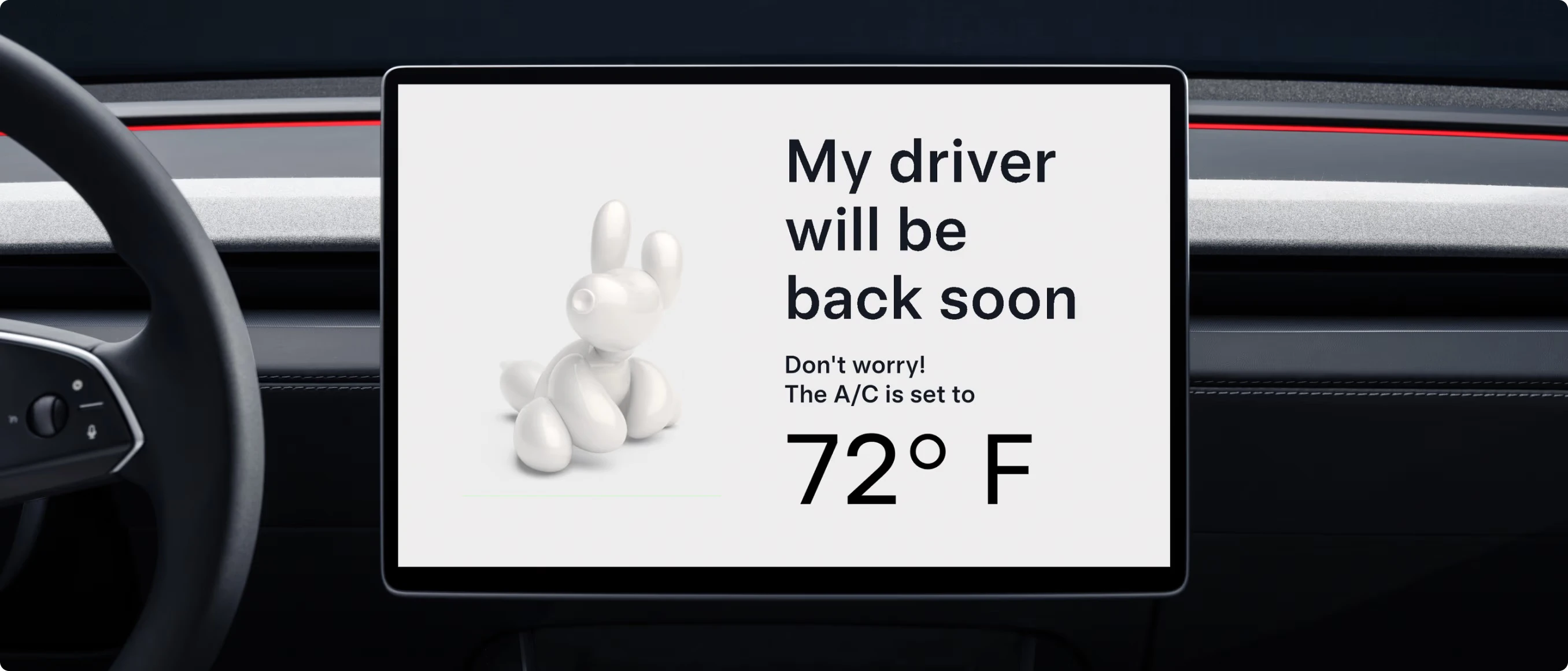 Tesla Model Y Premium AWD screens view