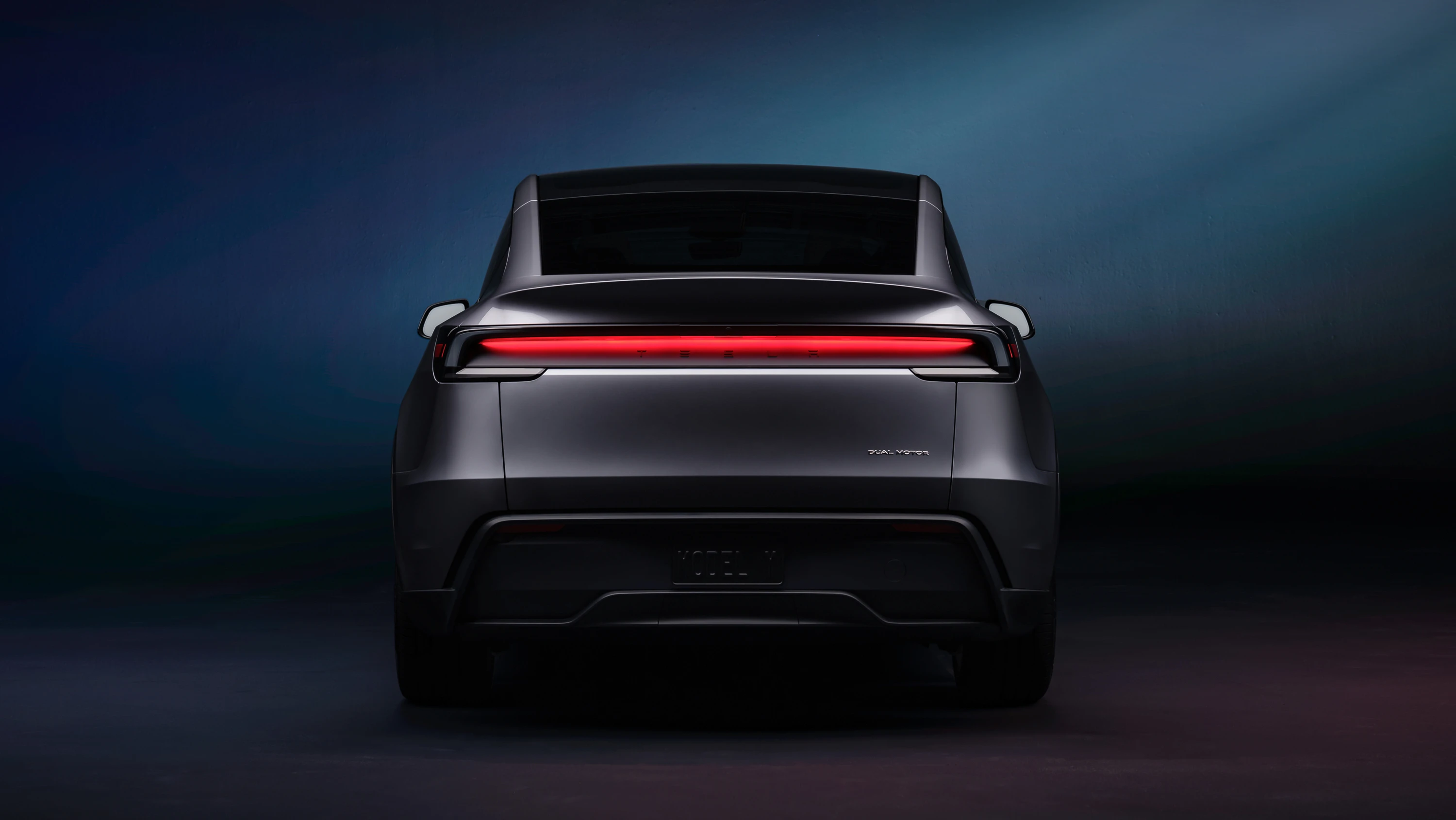Tesla Model Y Premium RWD taillights view