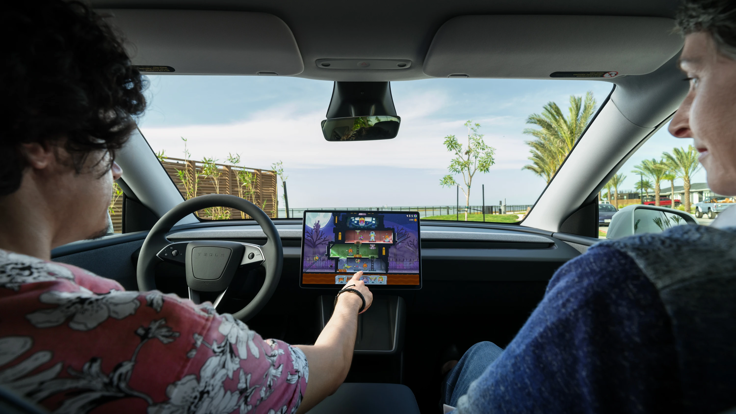 Tesla Model Y Standard interior view