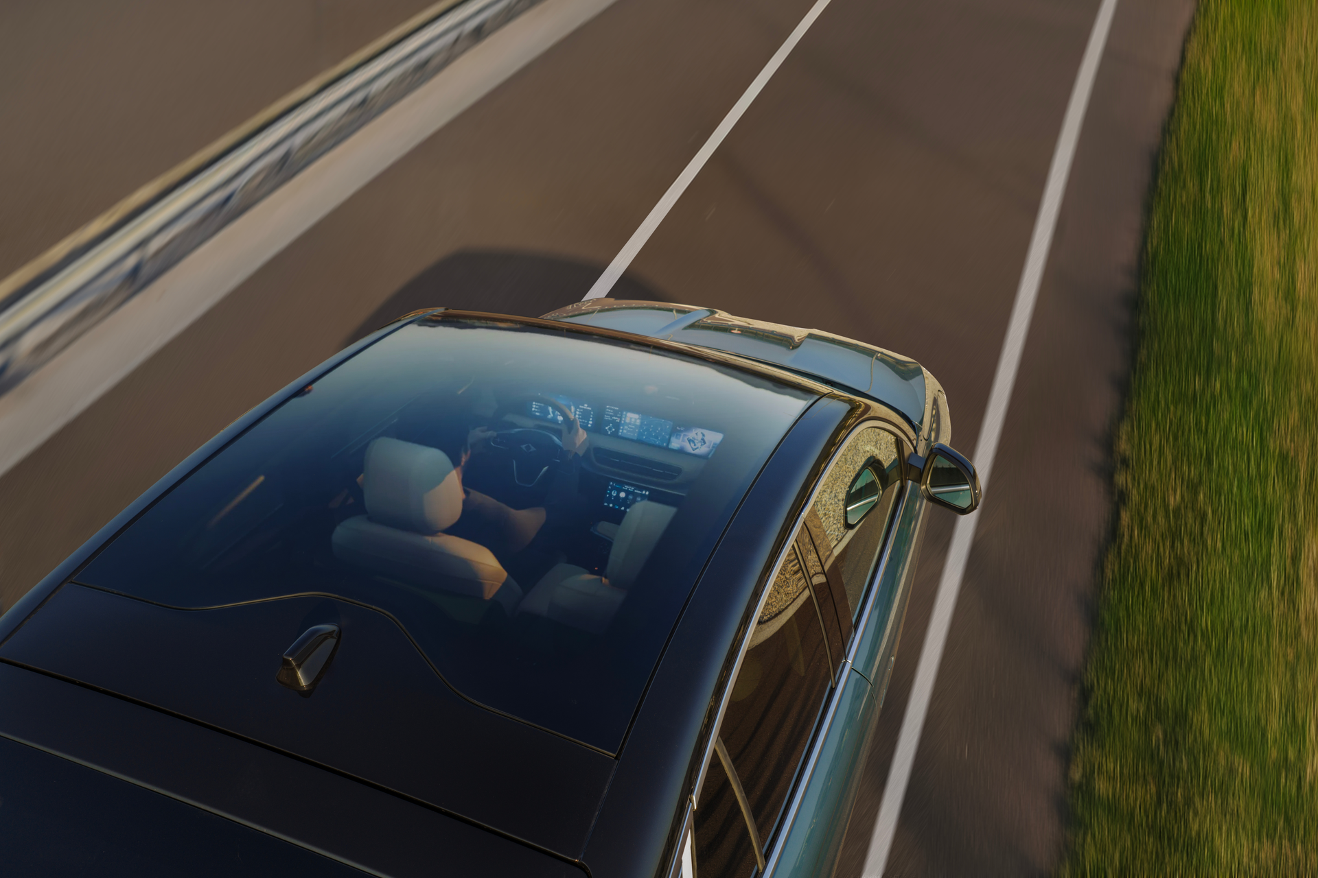 TOGG T10F Standard Range RWD roof view