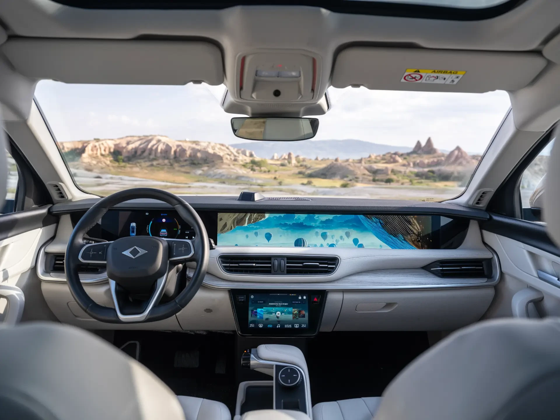 TOGG T10X Standard Range RWD interior view