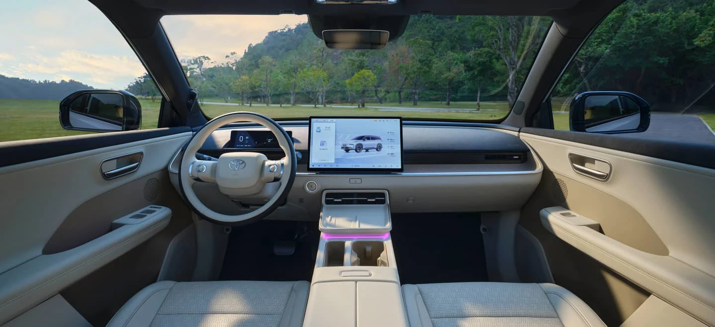 Toyota bZ3X 430 Air+ interior view