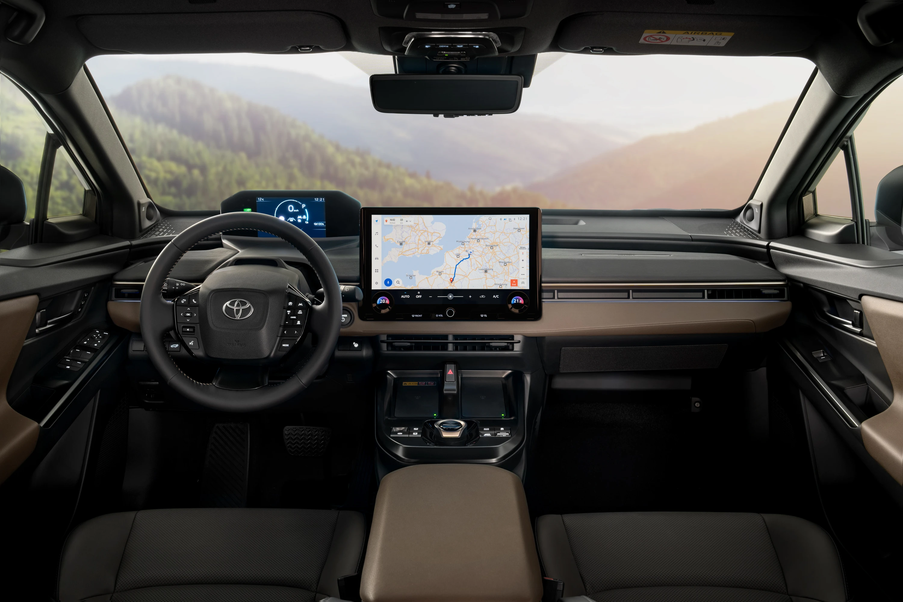 Toyota bZ4X Touring AWD interior view